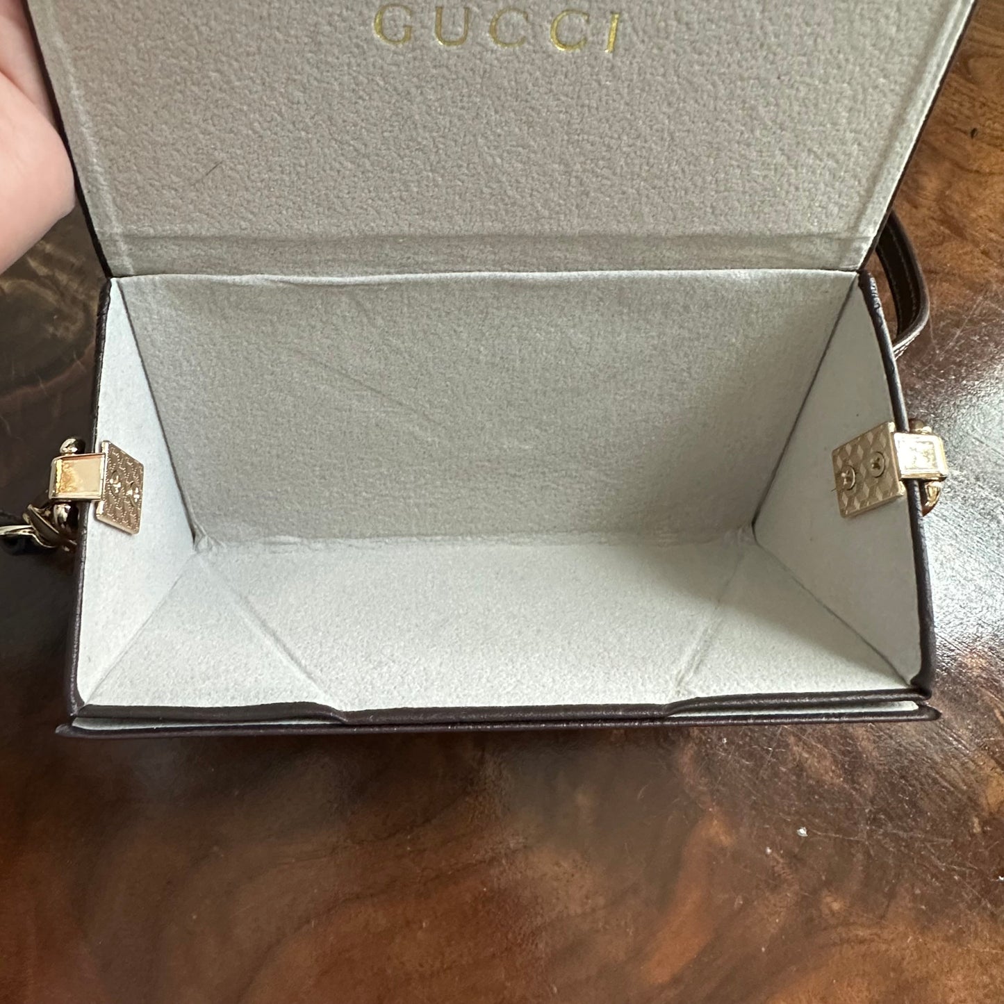 The Weebill Crossbody -Orvis bags Gucci in Brown (Larger Version) w/Magnetic Snap