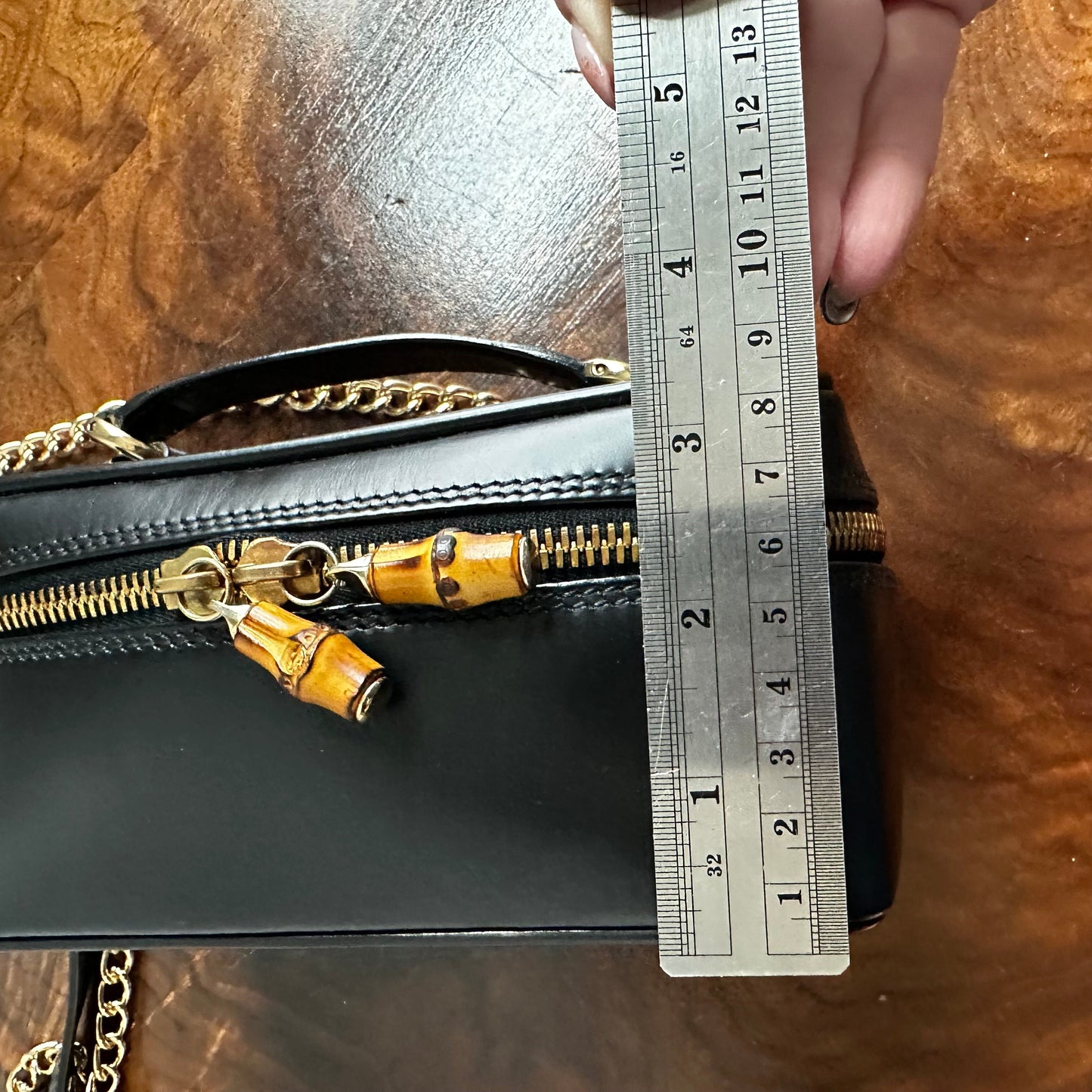 The Junco Crossbody/Clutch -Orvis bags Gucci Bamboo Cosmetic Bag in Black Leather