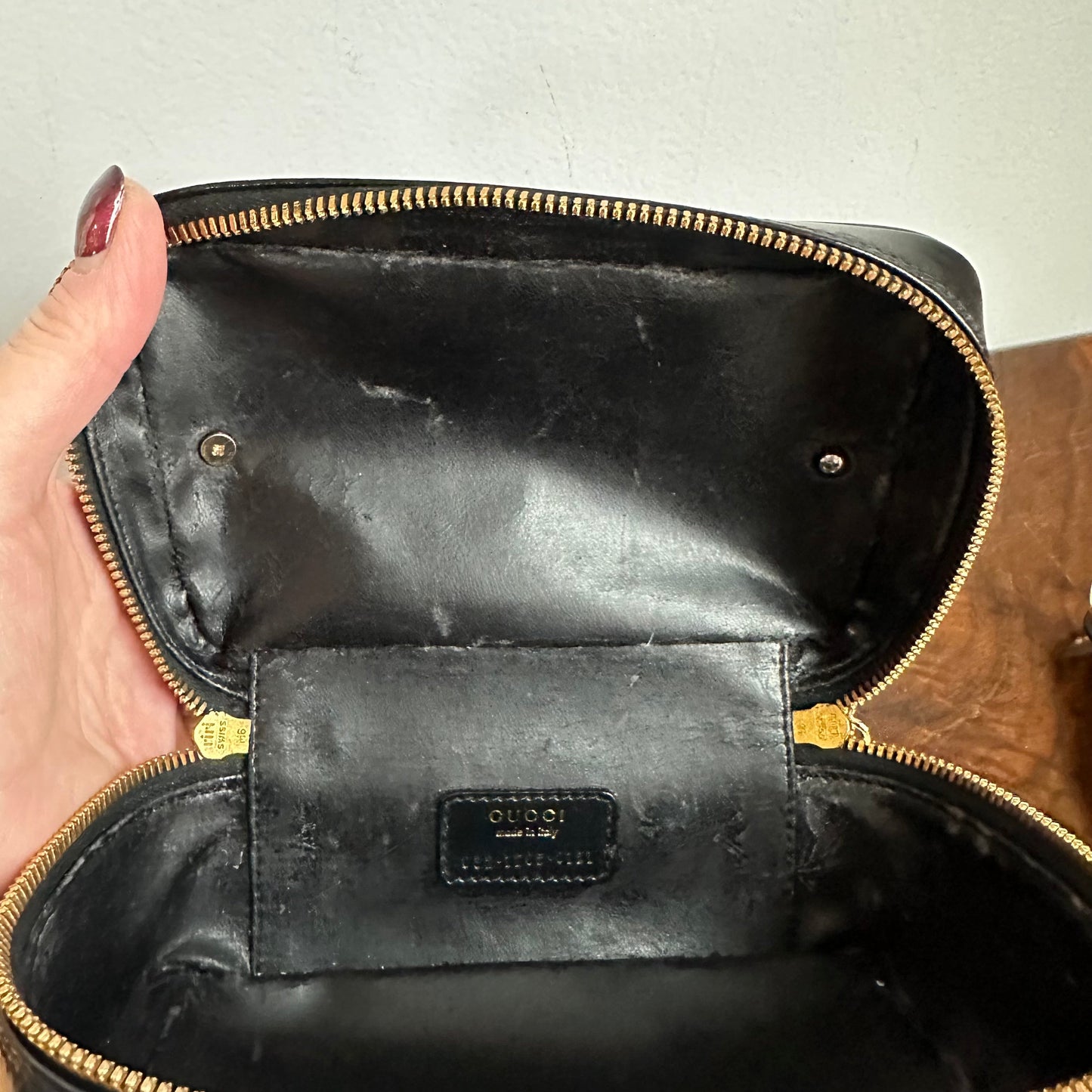 The Junco Crossbody/Clutch -Orvis bags Gucci Bamboo Cosmetic Bag in Black Leather