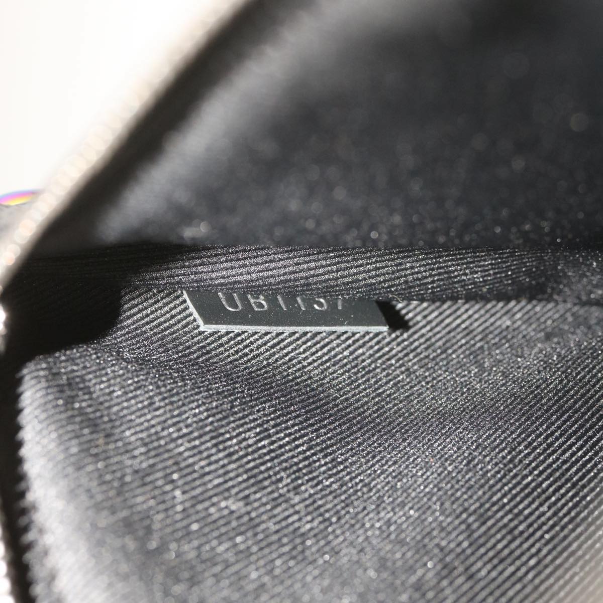 Louis Vuitton Pochette Clés Black Canvas Clutch Bag