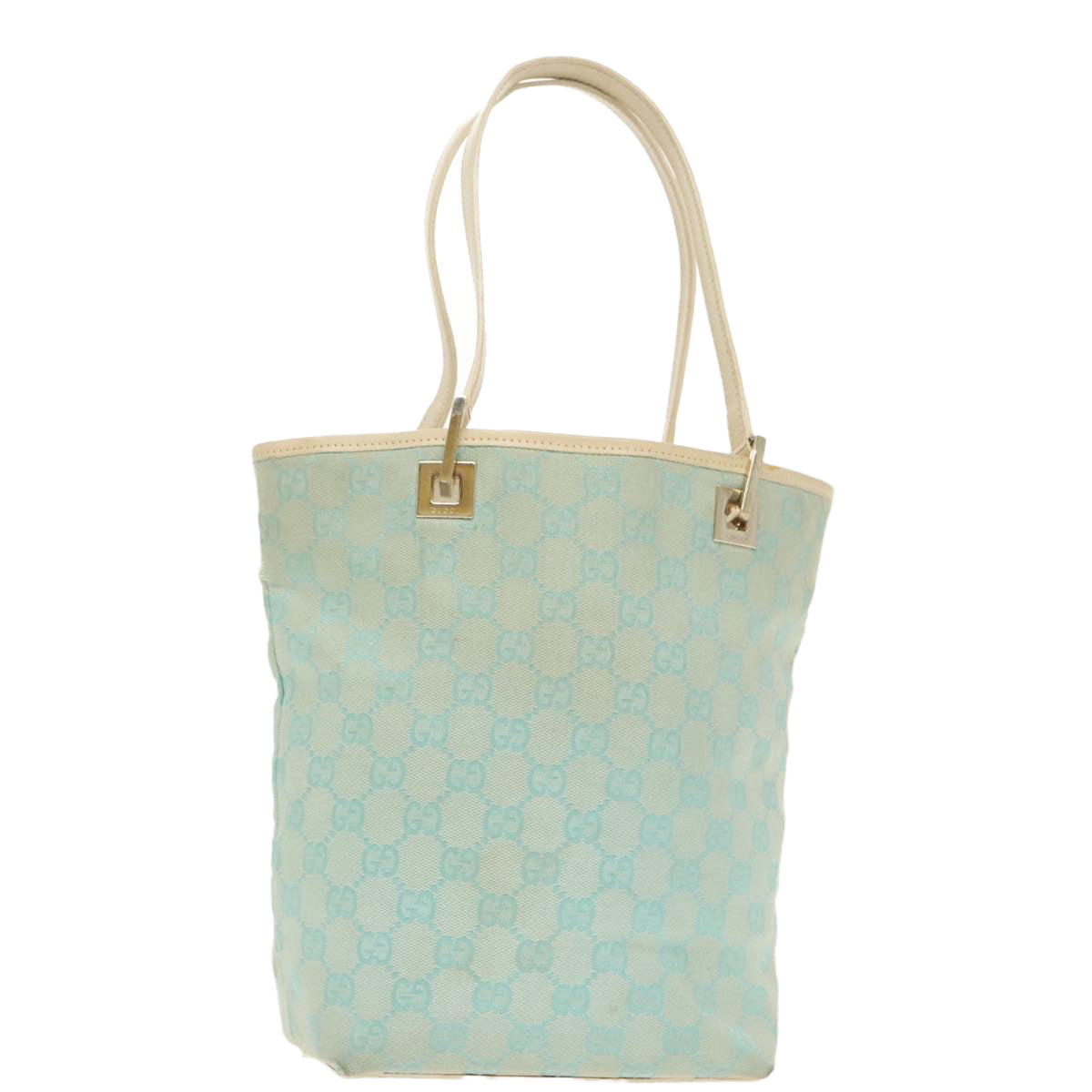 Gucci Blue Canvas Tote Bag