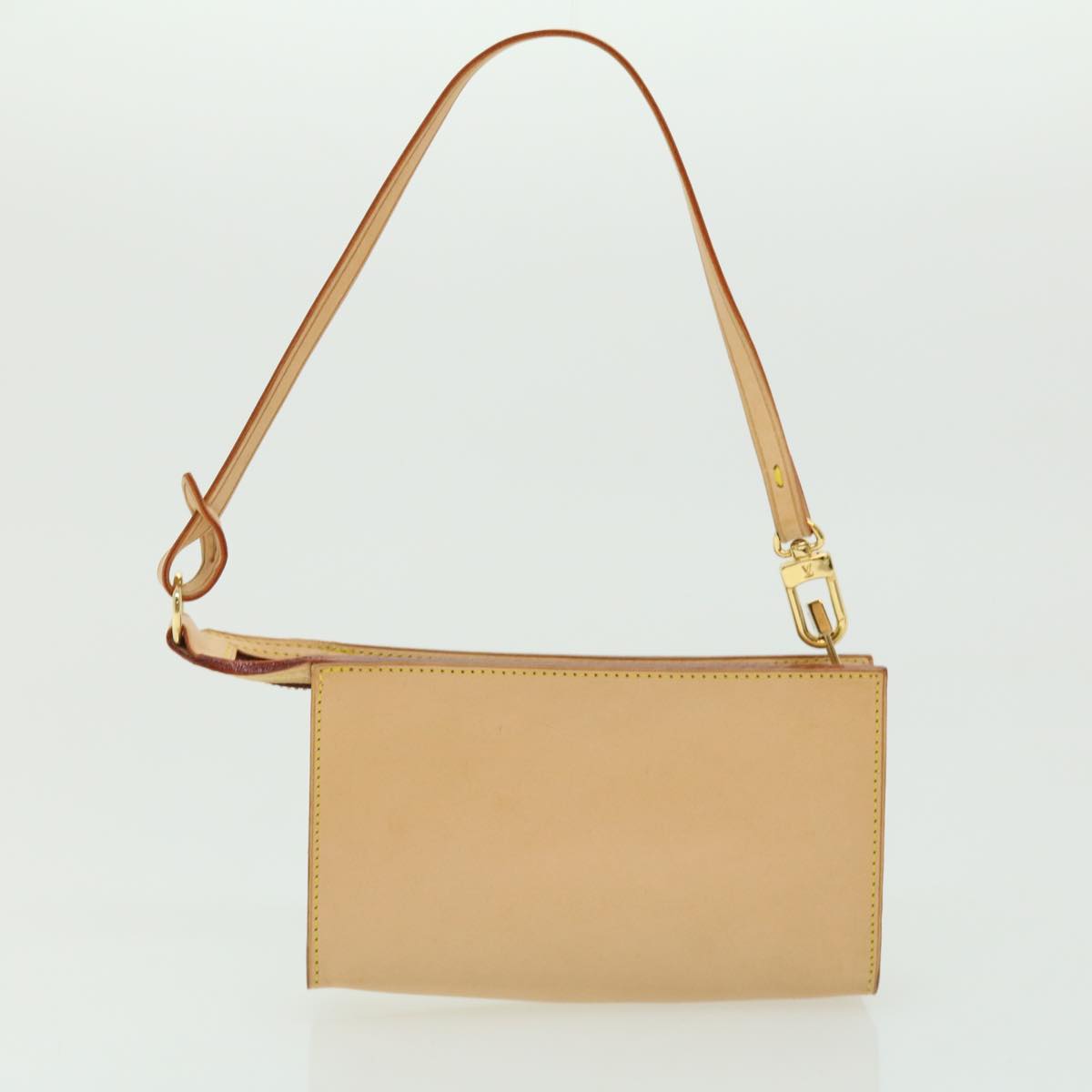 Louis Vuitton Bucket Pm Beige Leather Shoulder Bag