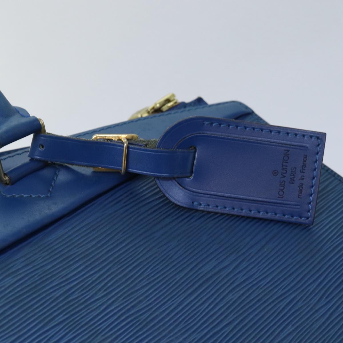 Louis Vuitton Riviera Blue Leather Handbag