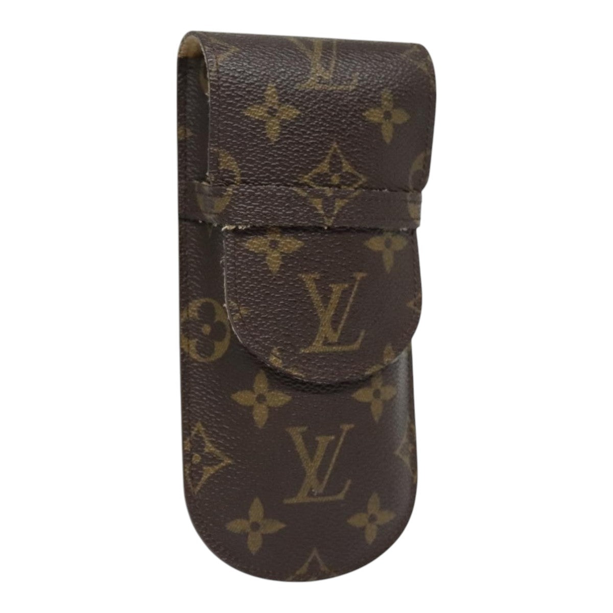 Louis Vuitton Glasses Case Brown Canvas Jewelleryset Jewelry
