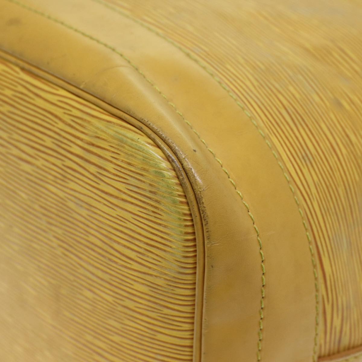 Louis Vuitton Noe Yellow Leather Shoulder Bag