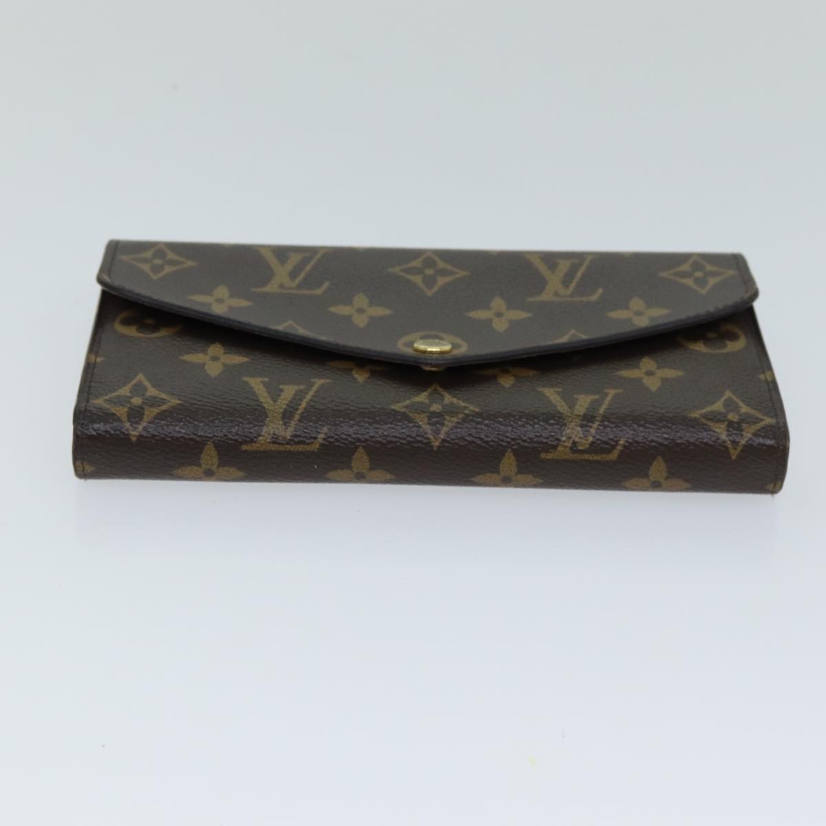 Louis Vuitton Portefeuille Sarah Brown Canvas Wallet
