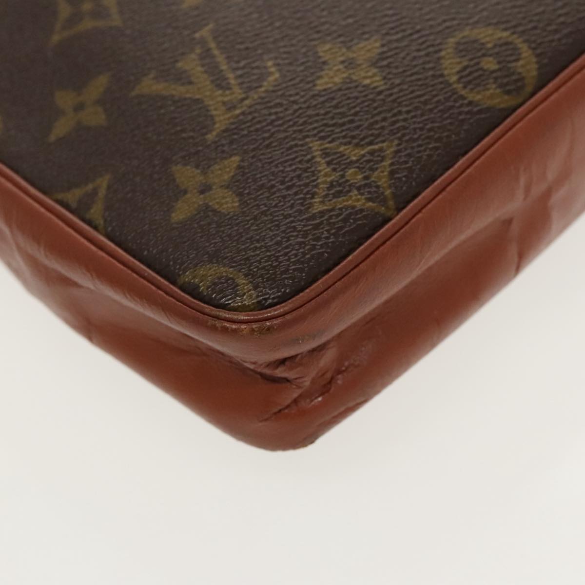 Louis Vuitton Shoulder Bag Brown Canvas Shoulder Bag