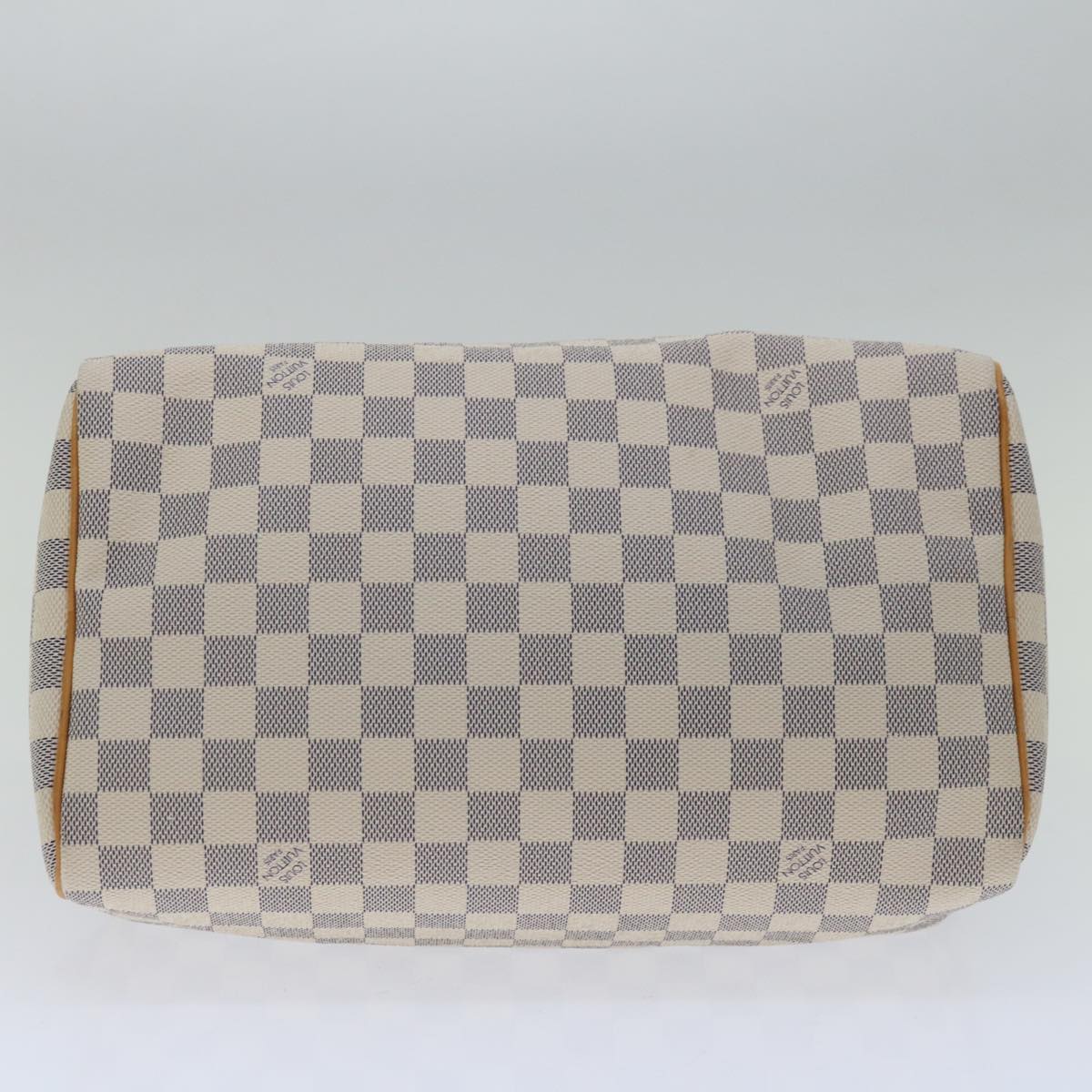 Louis Vuitton Speedy 30 White Canvas Handbag