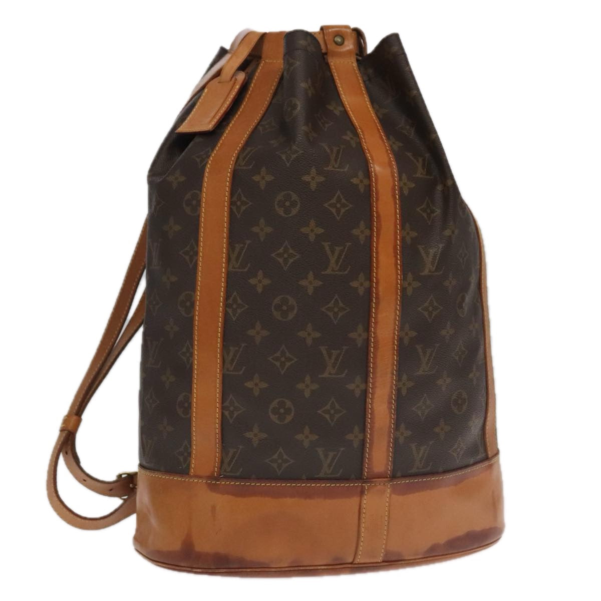 Louis Vuitton Randonnée Brown Canvas Backpack Bag