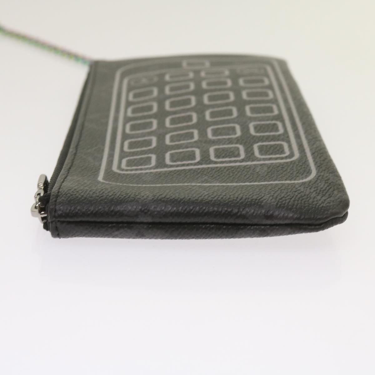 Louis Vuitton Pochette Clés Black Canvas Clutch Bag