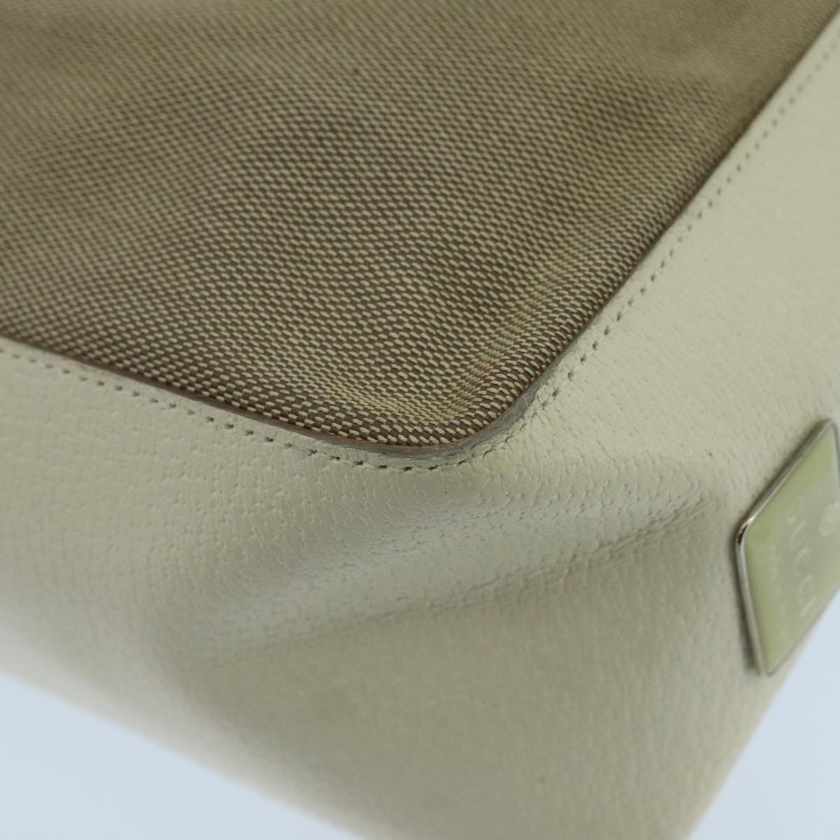 Gucci Beige Canvas Shoulder Bag