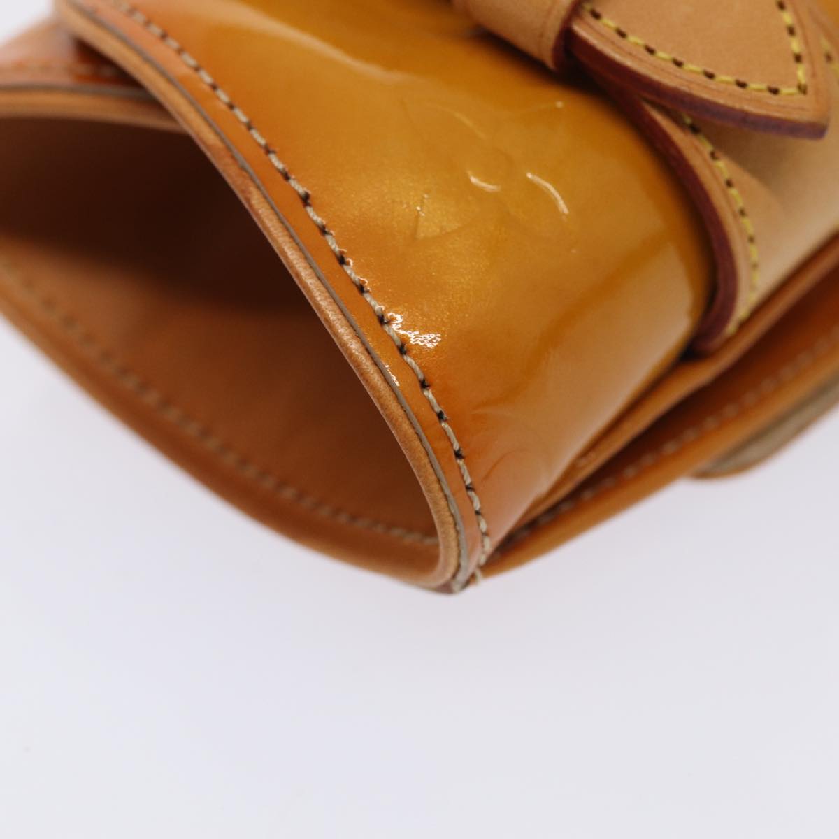 Louis Vuitton Lafayette Street Beige Patent Leather Wallet