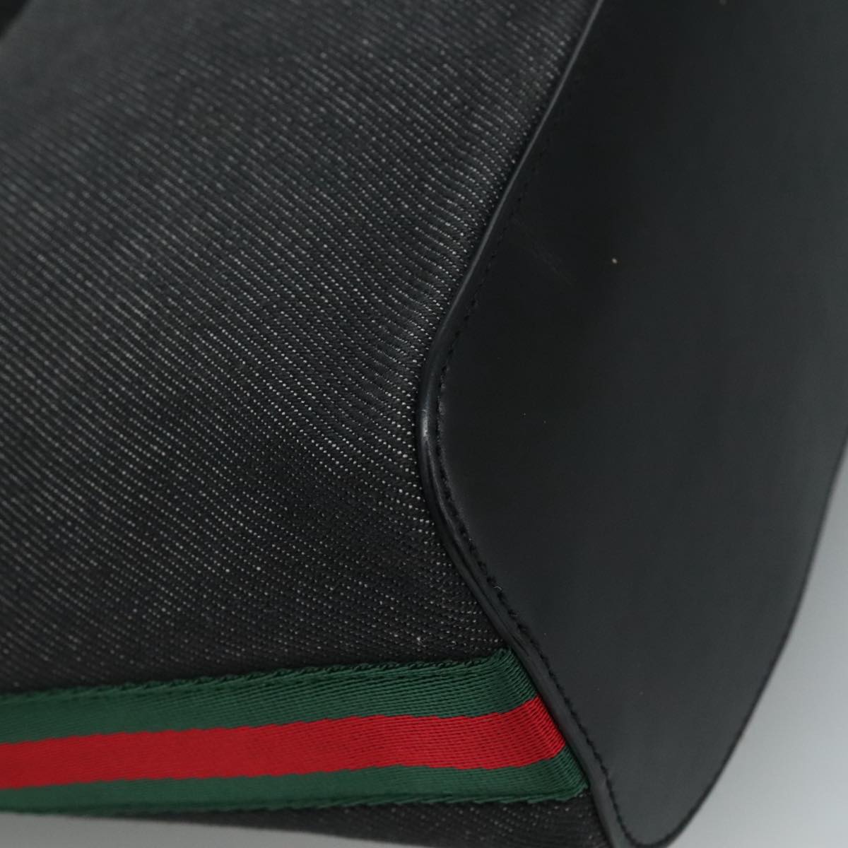 Gucci Ophidia Black Canvas Shoulder Bag