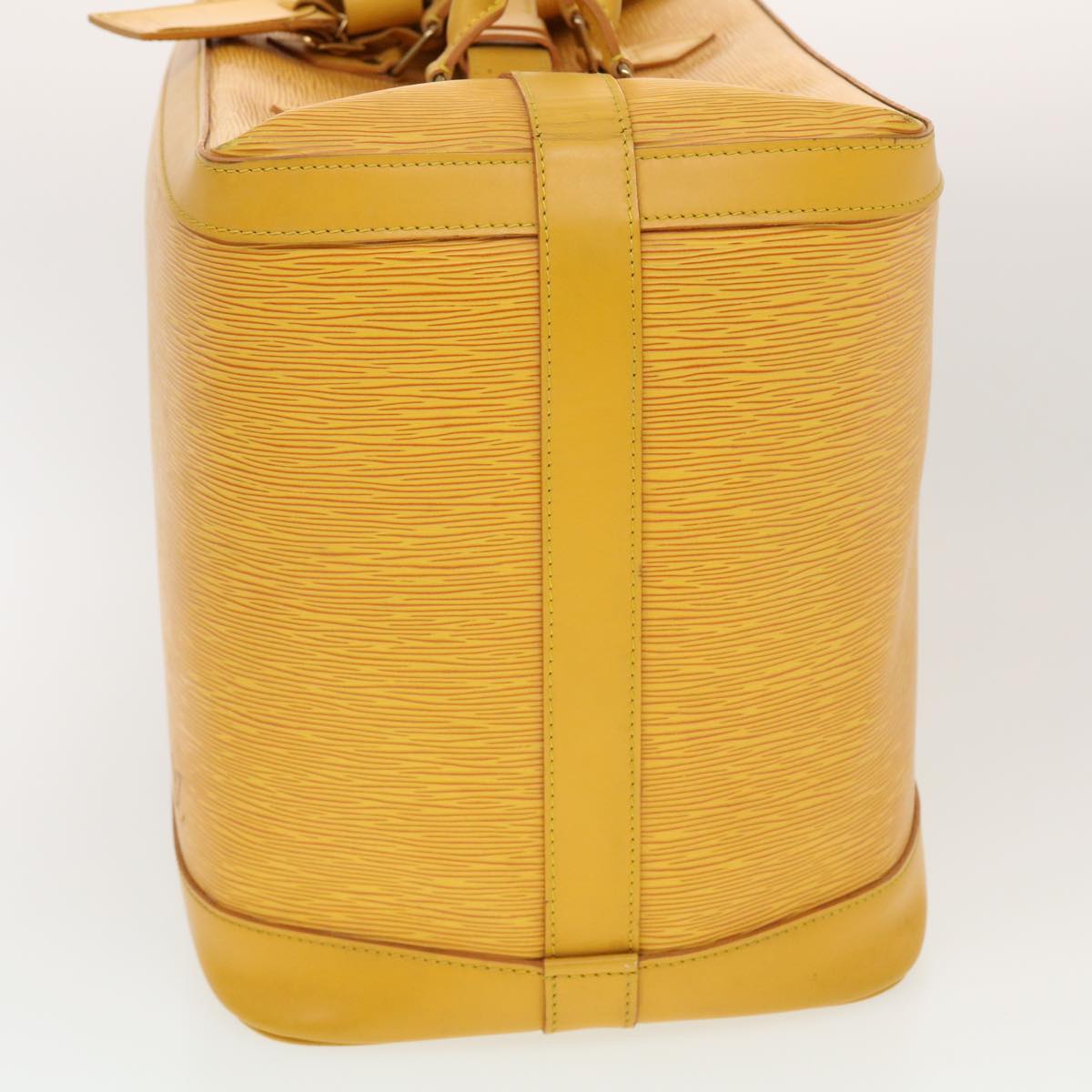 Louis Vuitton Boston Yellow Leather Travel Bag