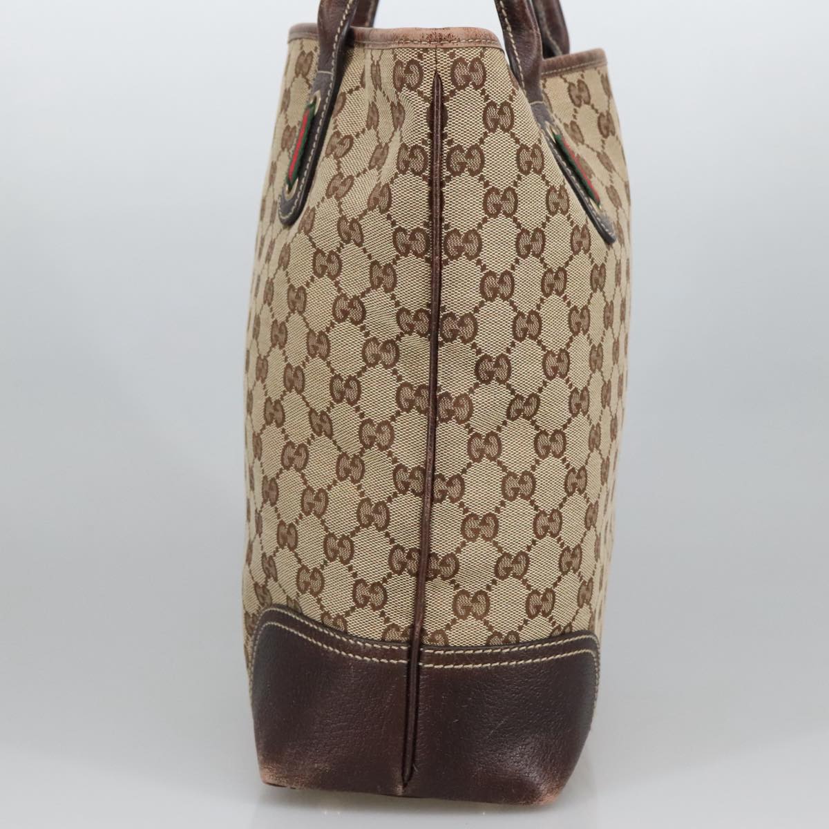 Gucci Sherry Beige Canvas Tote Bag