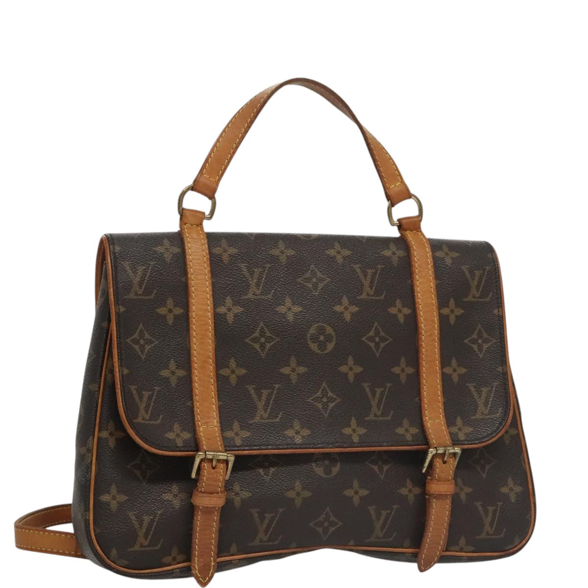 Louis Vuitton Marelle Brown Canvas Backpack Bag