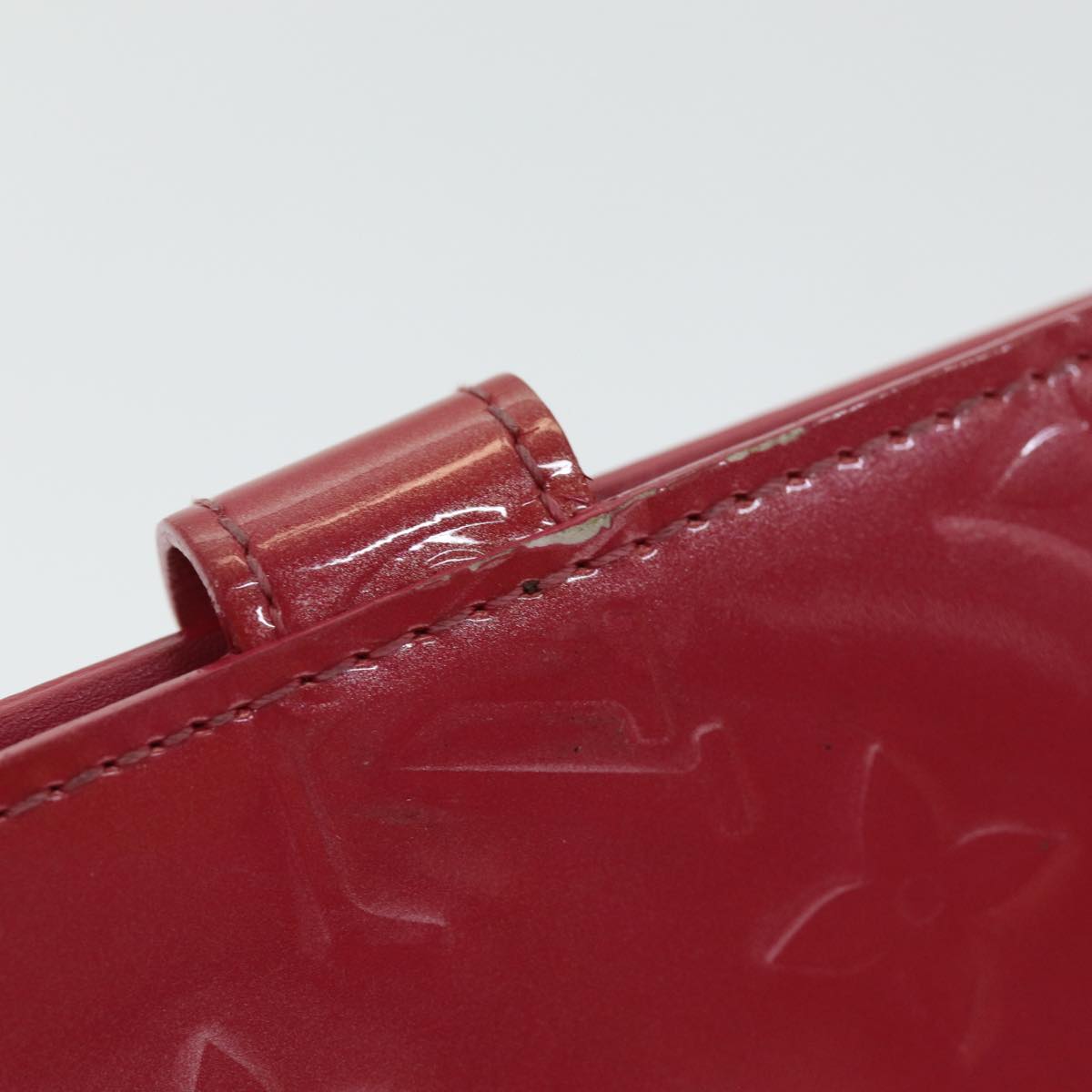Louis Vuitton Agenda Pm Purple Patent Leather Wallet
