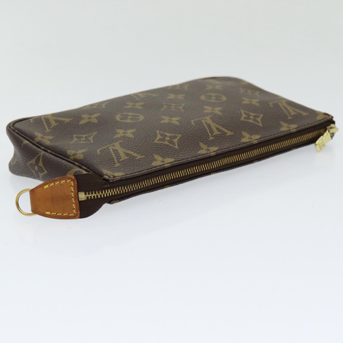 Louis Vuitton Pochette Accessoire Brown Canvas Clutch Bag