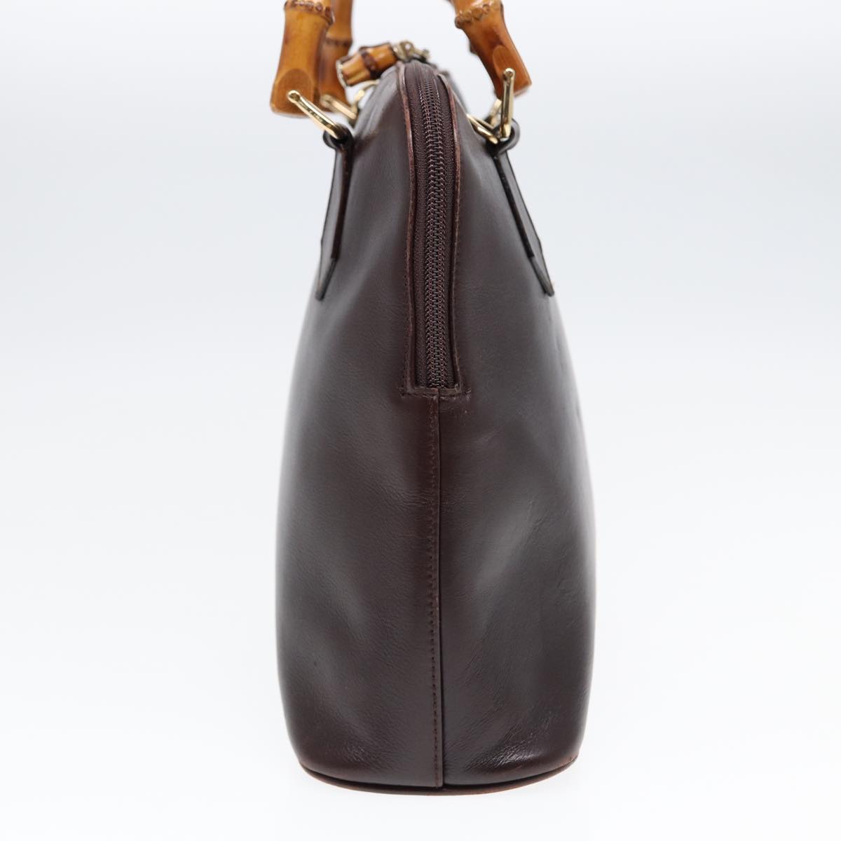 Gucci Bamboo Brown Leather Handbag