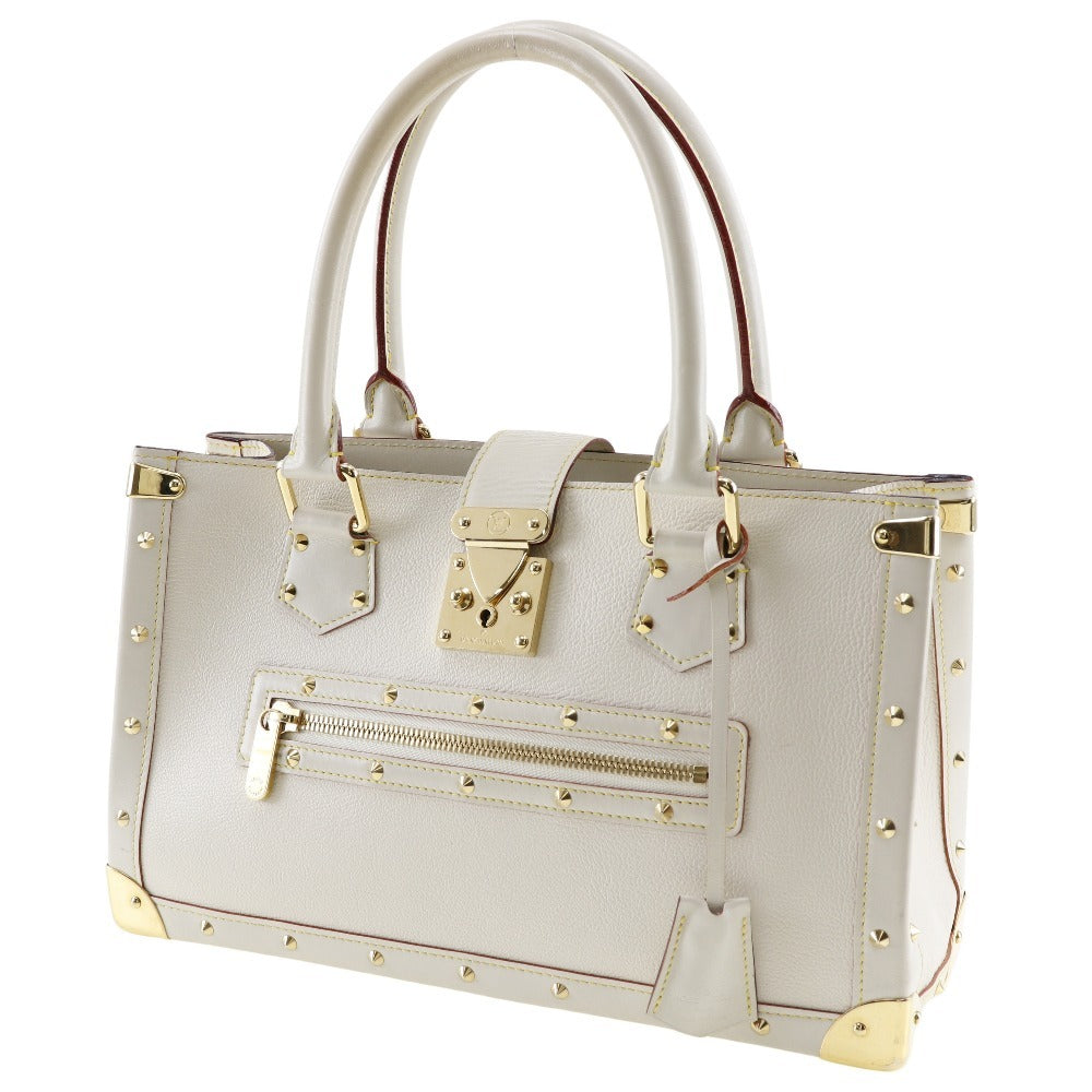 Louis Vuitton Fabuleux Ecru Leather Handbag