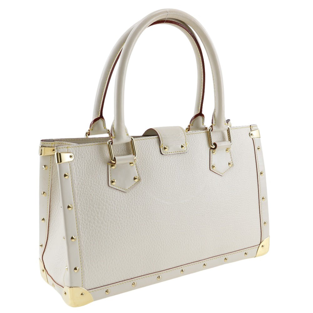 Louis Vuitton Fabuleux Ecru Leather Handbag