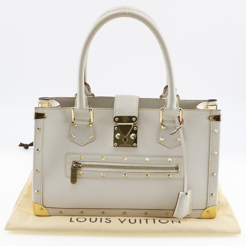 Louis Vuitton Fabuleux Ecru Leather Handbag