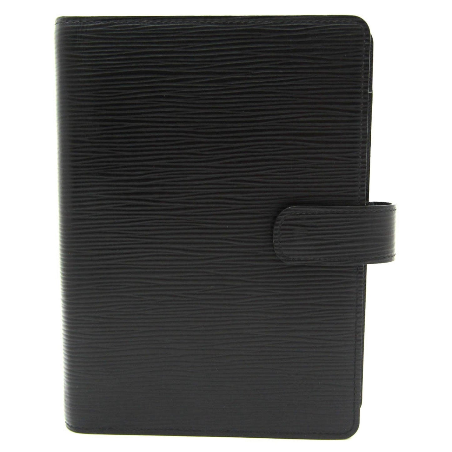 Louis Vuitton Agenda Black Leather Wallet ()