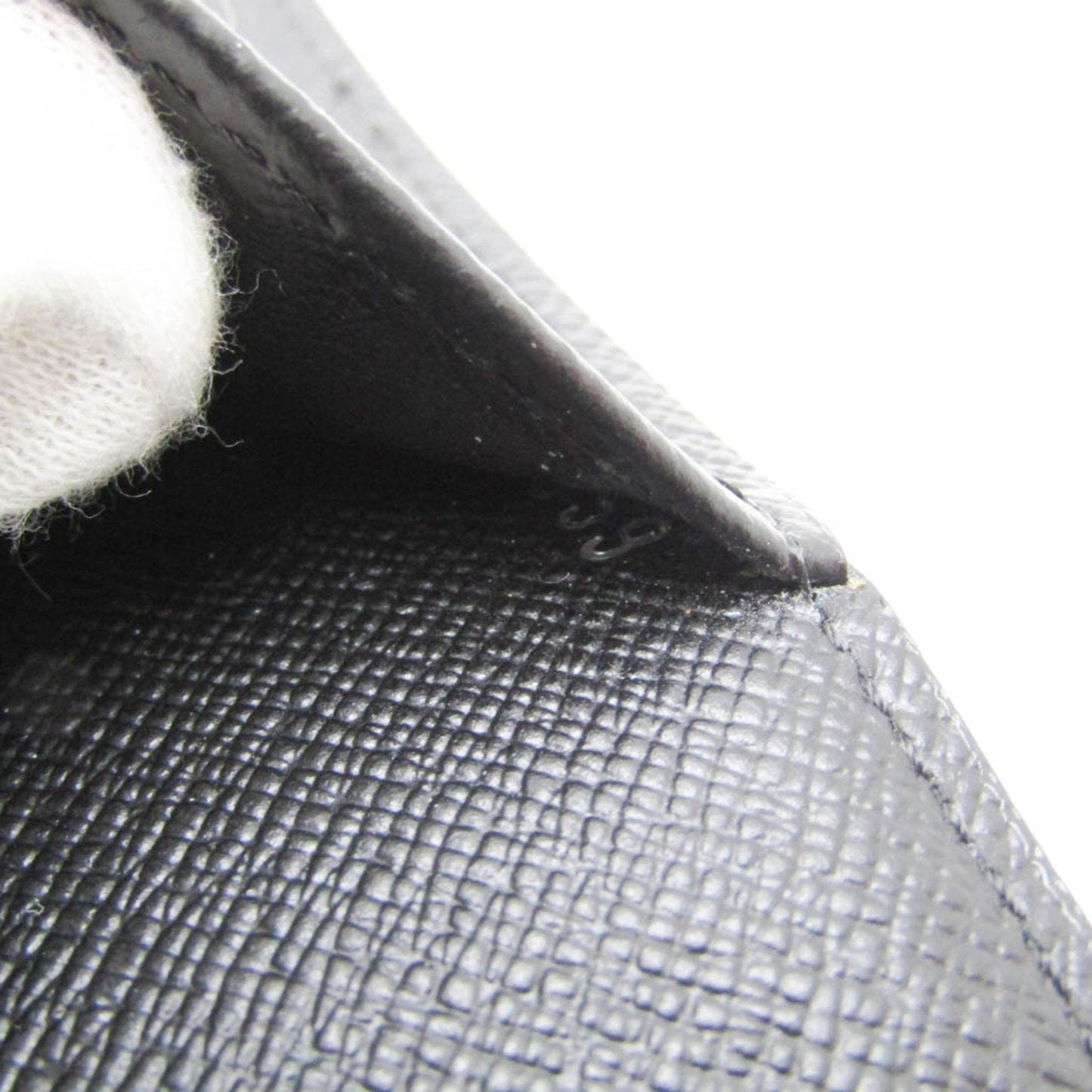 Louis Vuitton Agenda Black Leather Wallet
