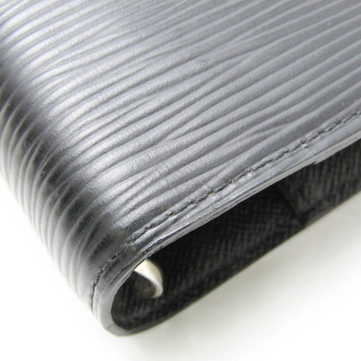 Louis Vuitton Agenda Black Leather Wallet