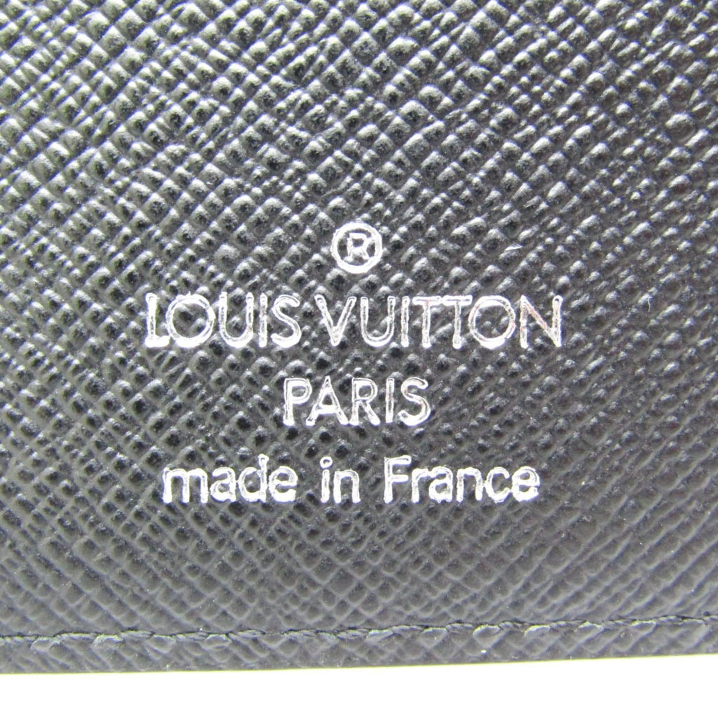 Louis Vuitton Agenda Black Leather Wallet
