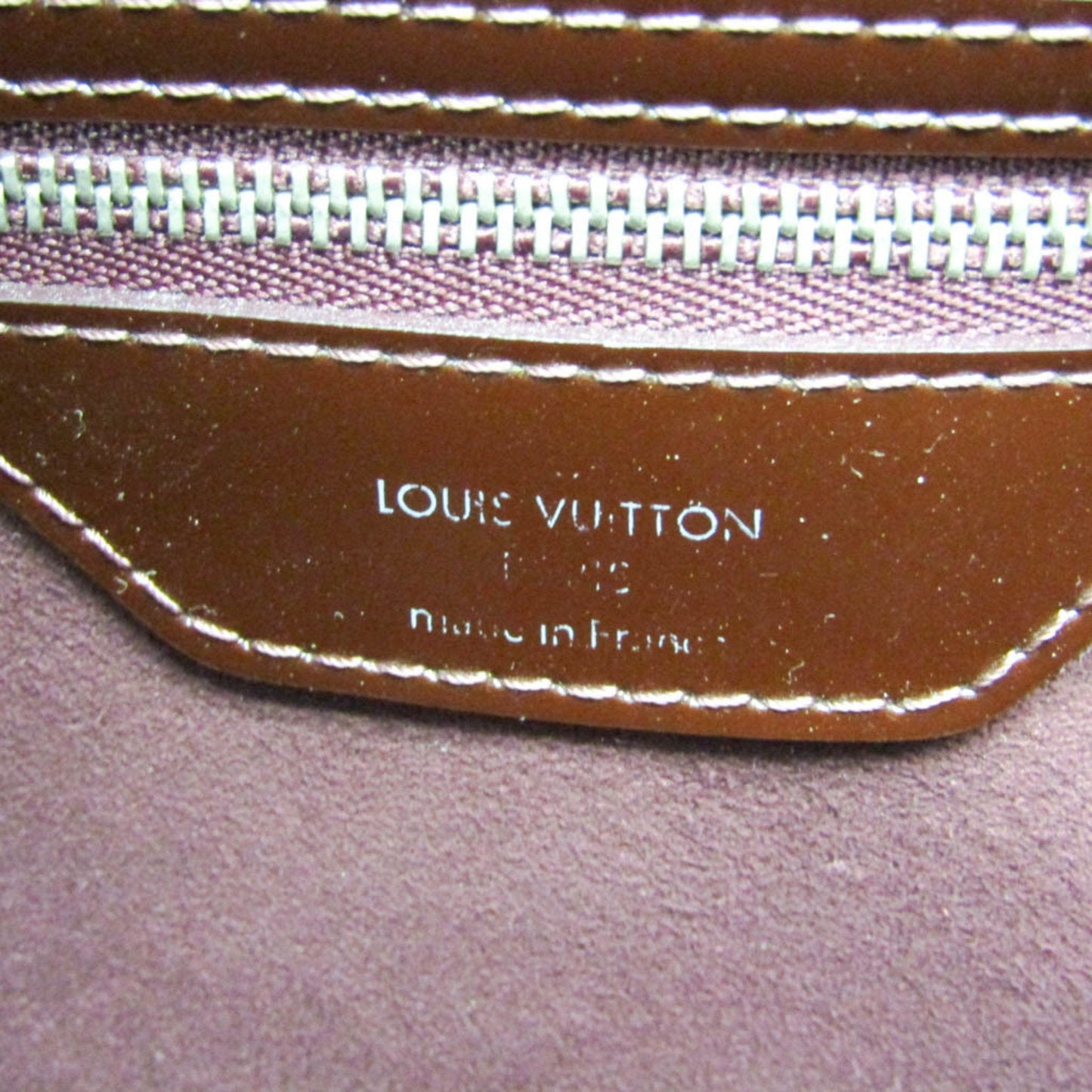 Louis Vuitton Mirabeau Brown Patent Leather Handbag