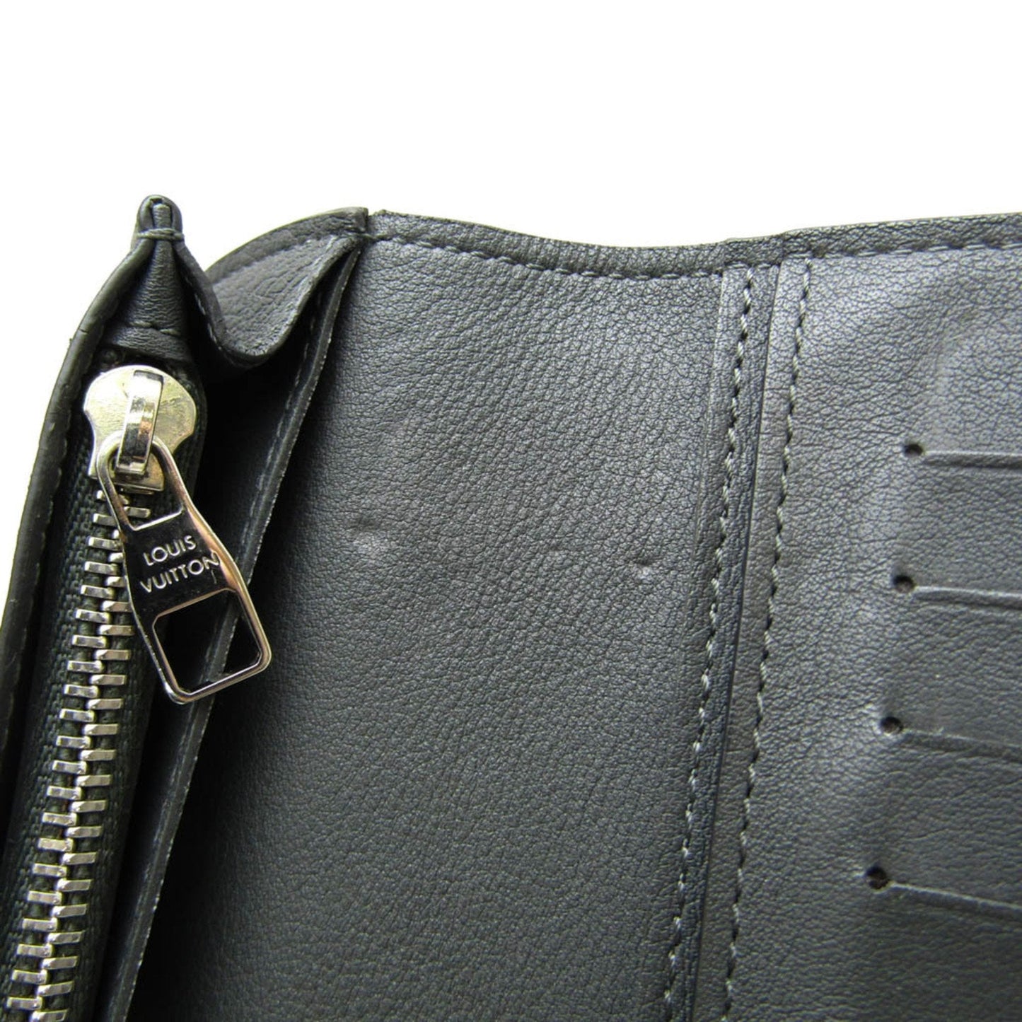 Louis Vuitton Portefeuille Brazza Black Leather Wallet