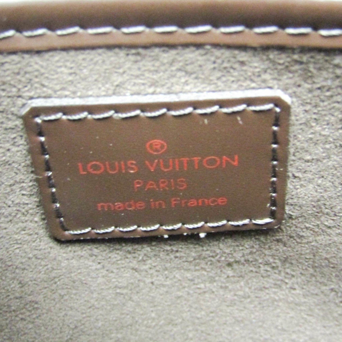 Louis Vuitton Saint Louis Brown Canvas Clutch Bag