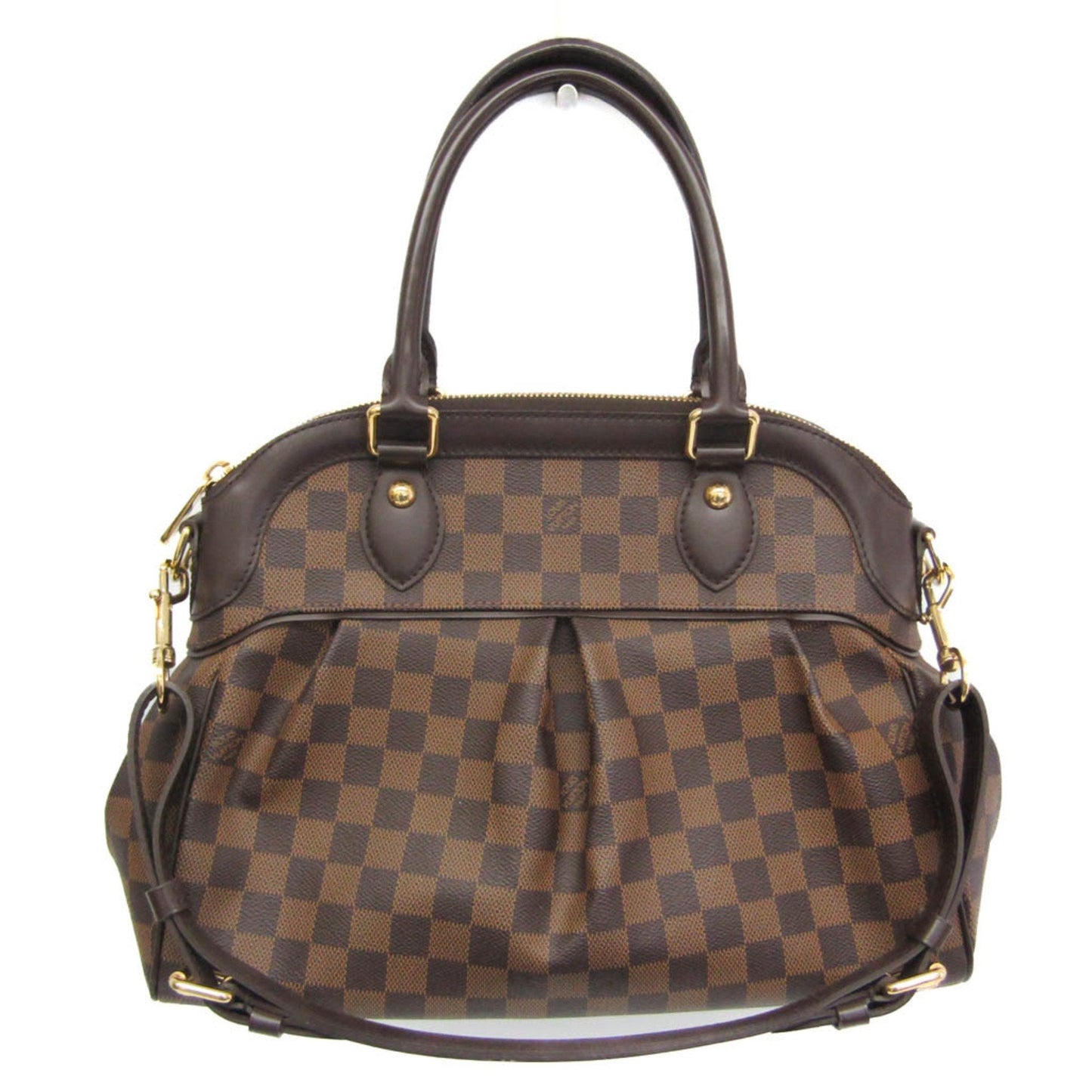 Louis Vuitton Trevi Brown Canvas Shoulder Bag ()