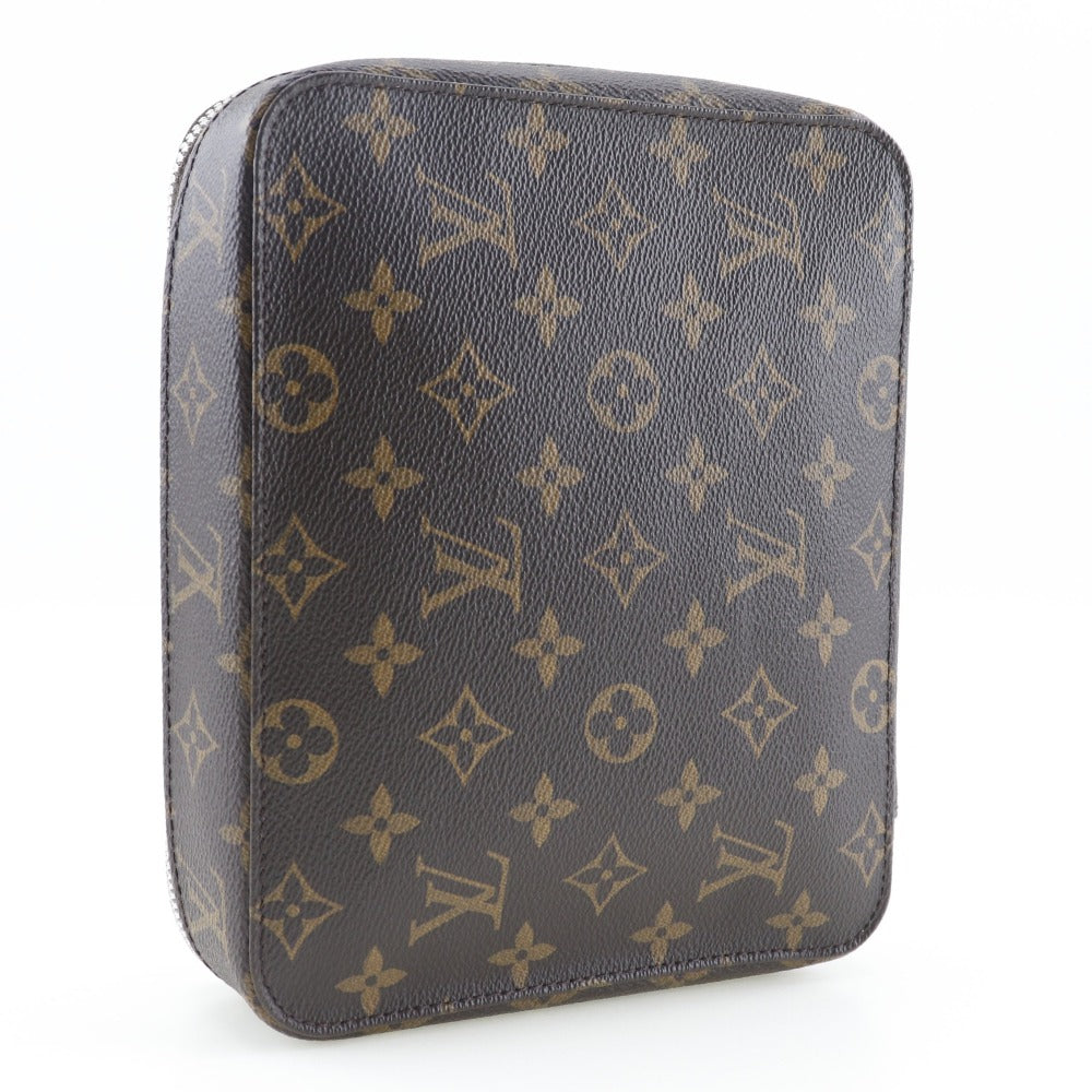 Louis Vuitton Horizon Brown Canvas Clutch Bag