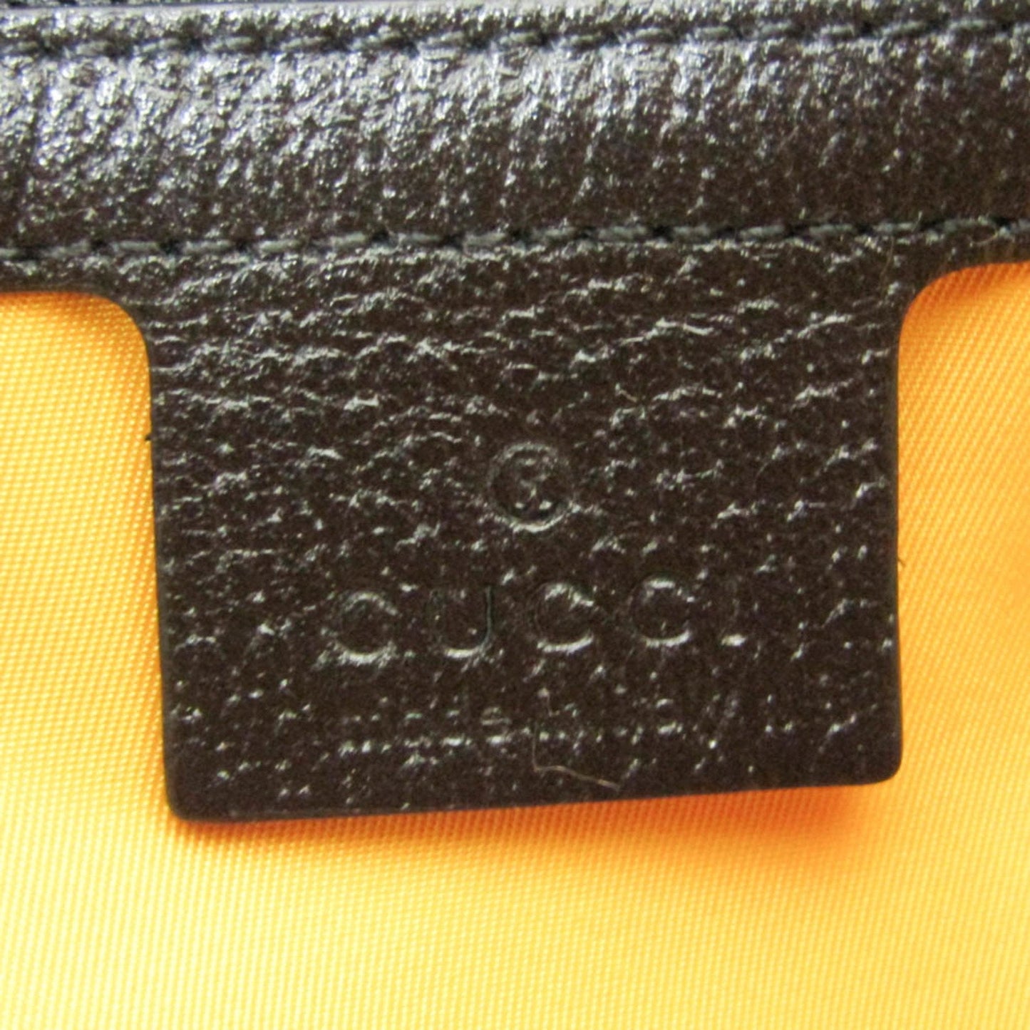 Gucci Off The Grid Yellow Canvas Backpack Bag