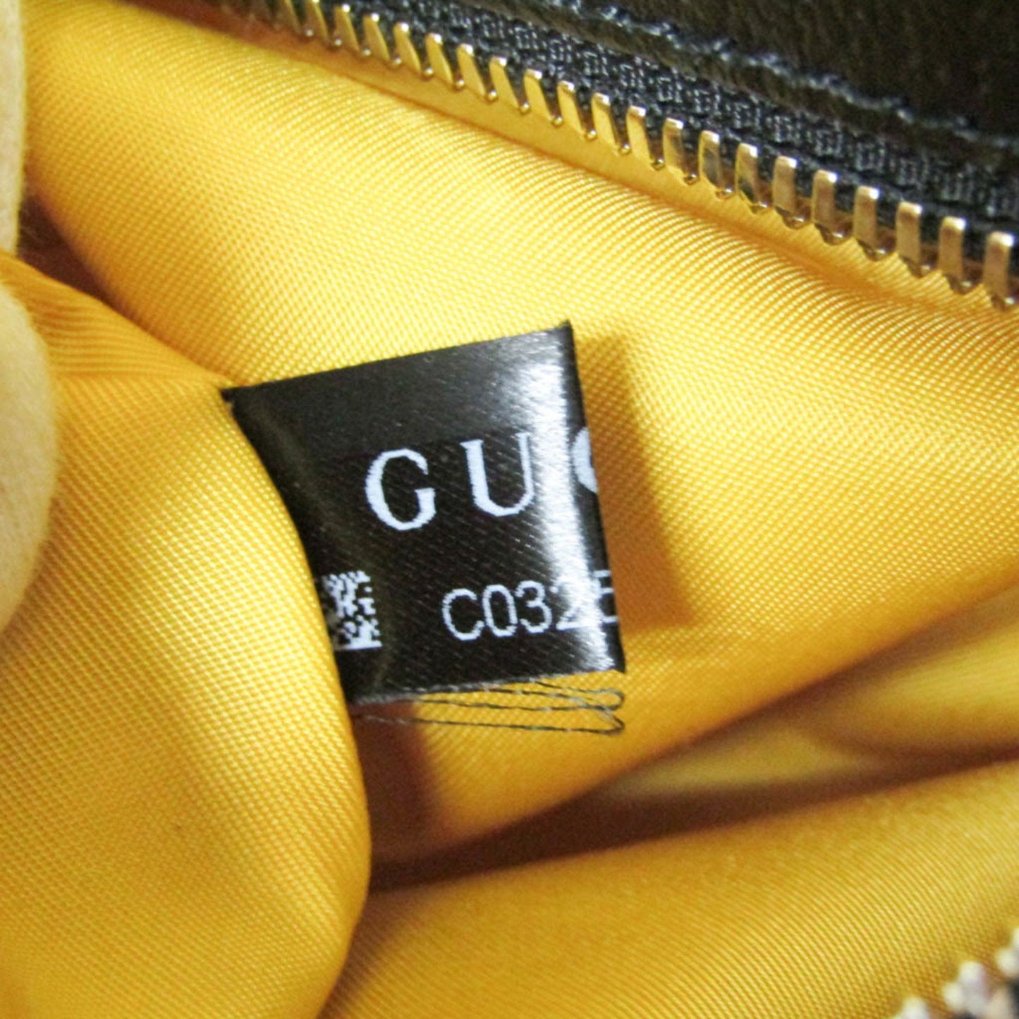 Gucci Off The Grid Yellow Canvas Backpack Bag