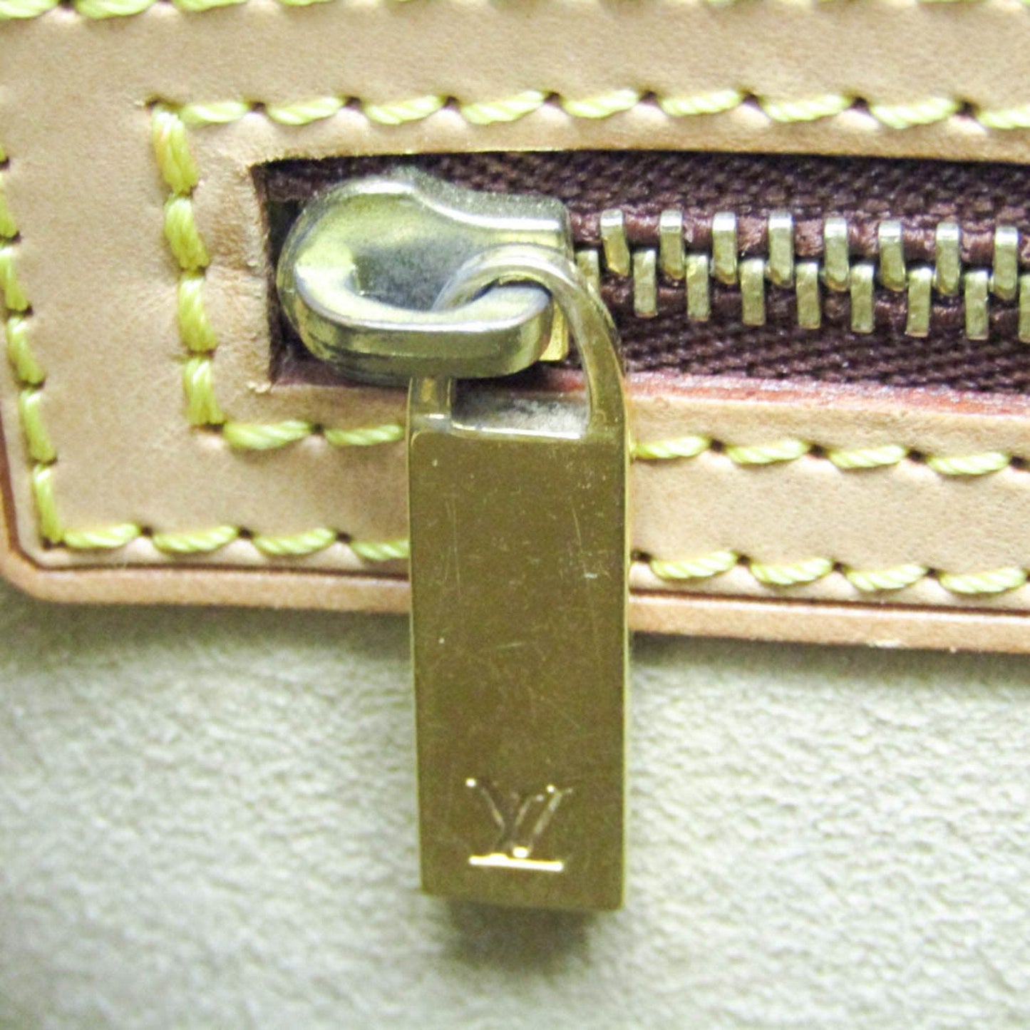 Louis Vuitton Looping Mm Brown Canvas Shoulder Bag