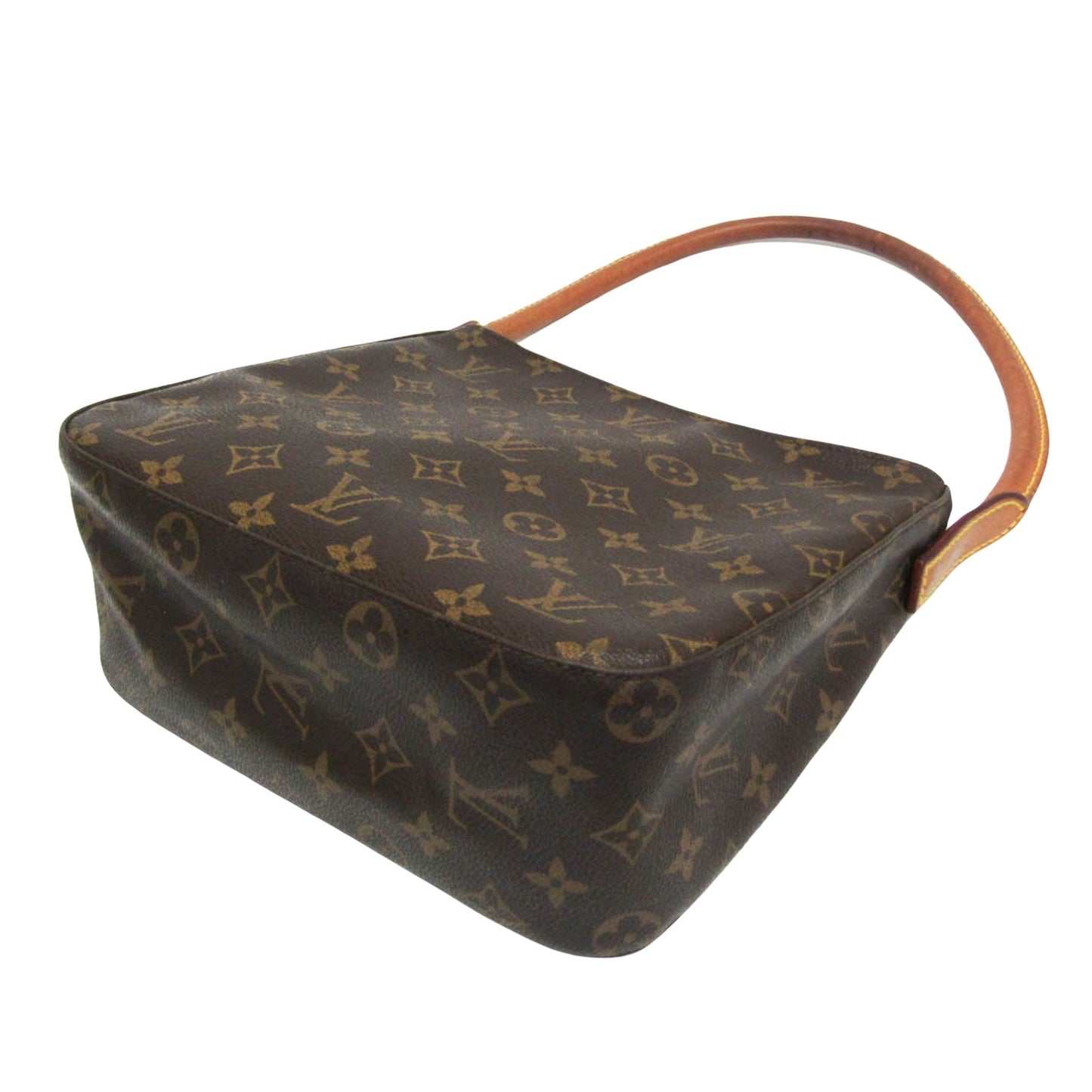 Louis Vuitton Looping Mm Brown Canvas Shoulder Bag