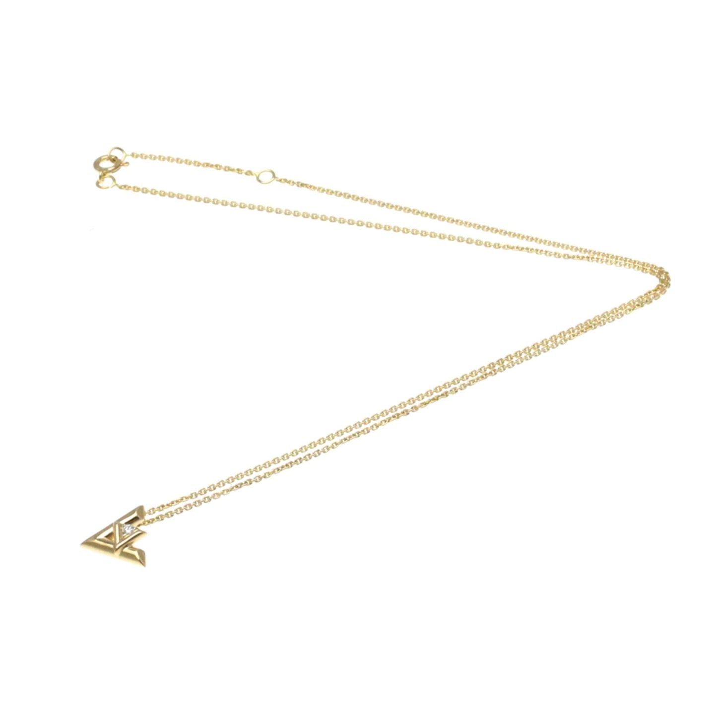 Louis Vuitton Lv Volt One Gold Rose Gold Necklace Jewelry ()