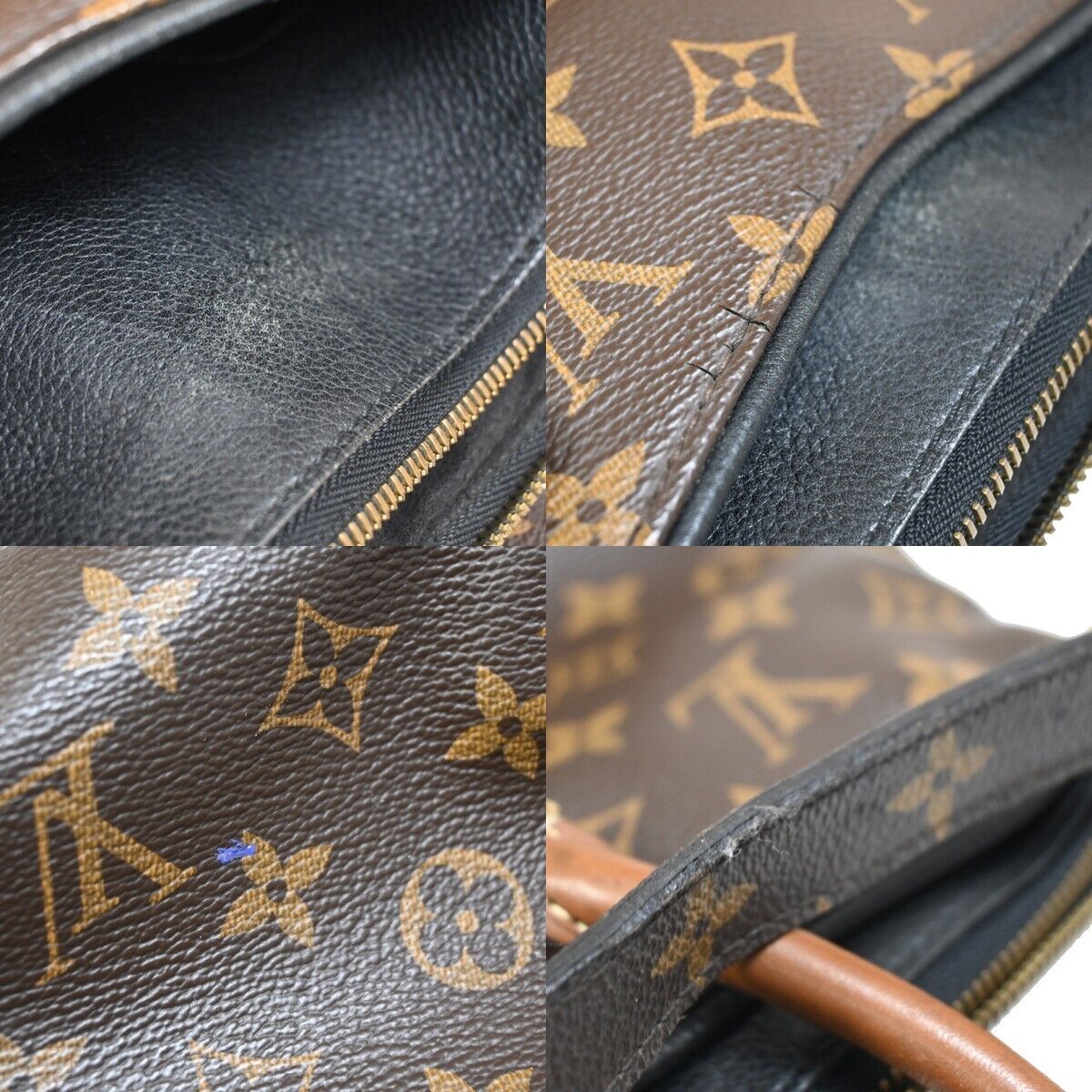 Louis Vuitton Pallas Brown Canvas Handbag