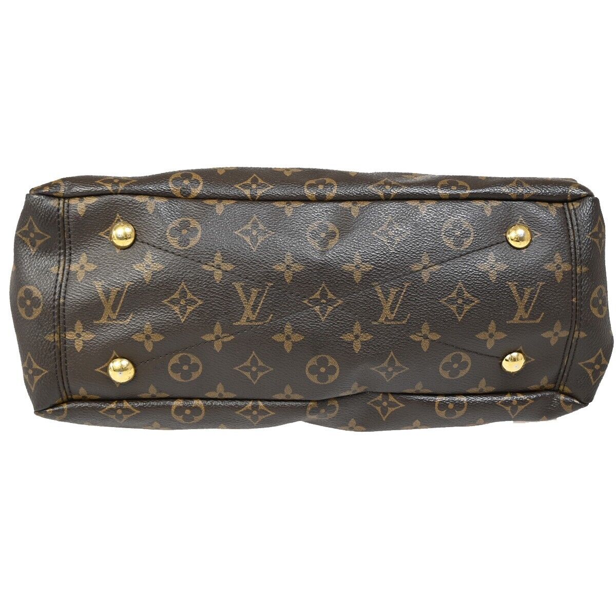 Louis Vuitton Pallas Brown Canvas Handbag