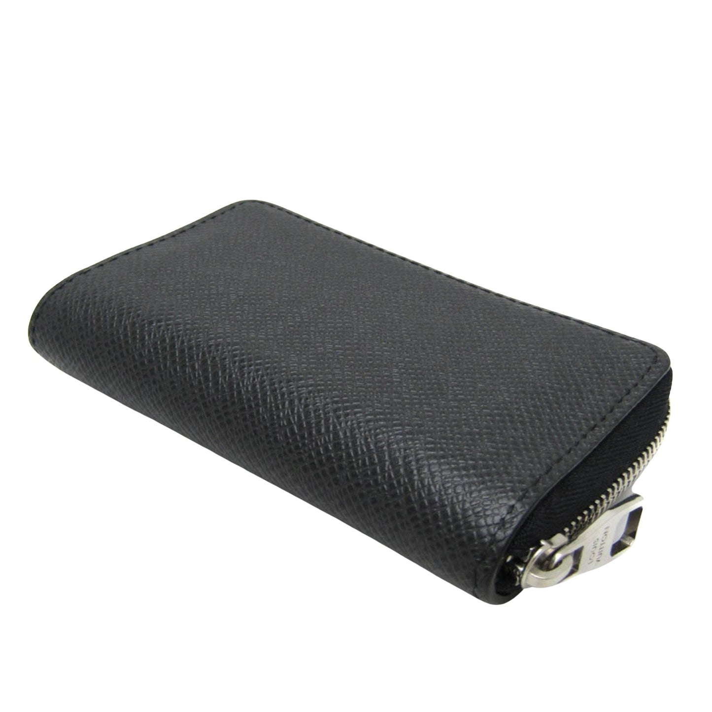 Louis Vuitton Zippy Coin Purse Black Leather Wallet