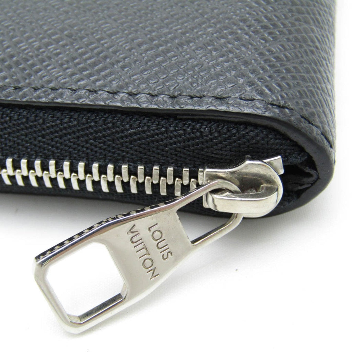 Louis Vuitton Zippy Coin Purse Black Leather Wallet
