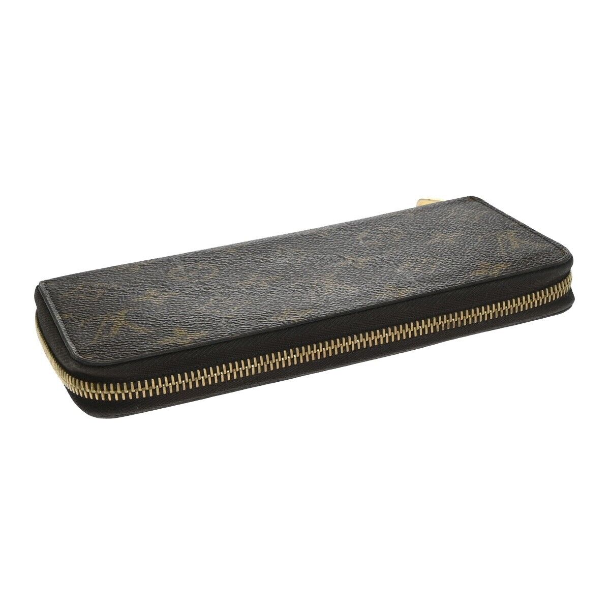 Louis Vuitton Portefeuille Zippy Brown Leather Wallet