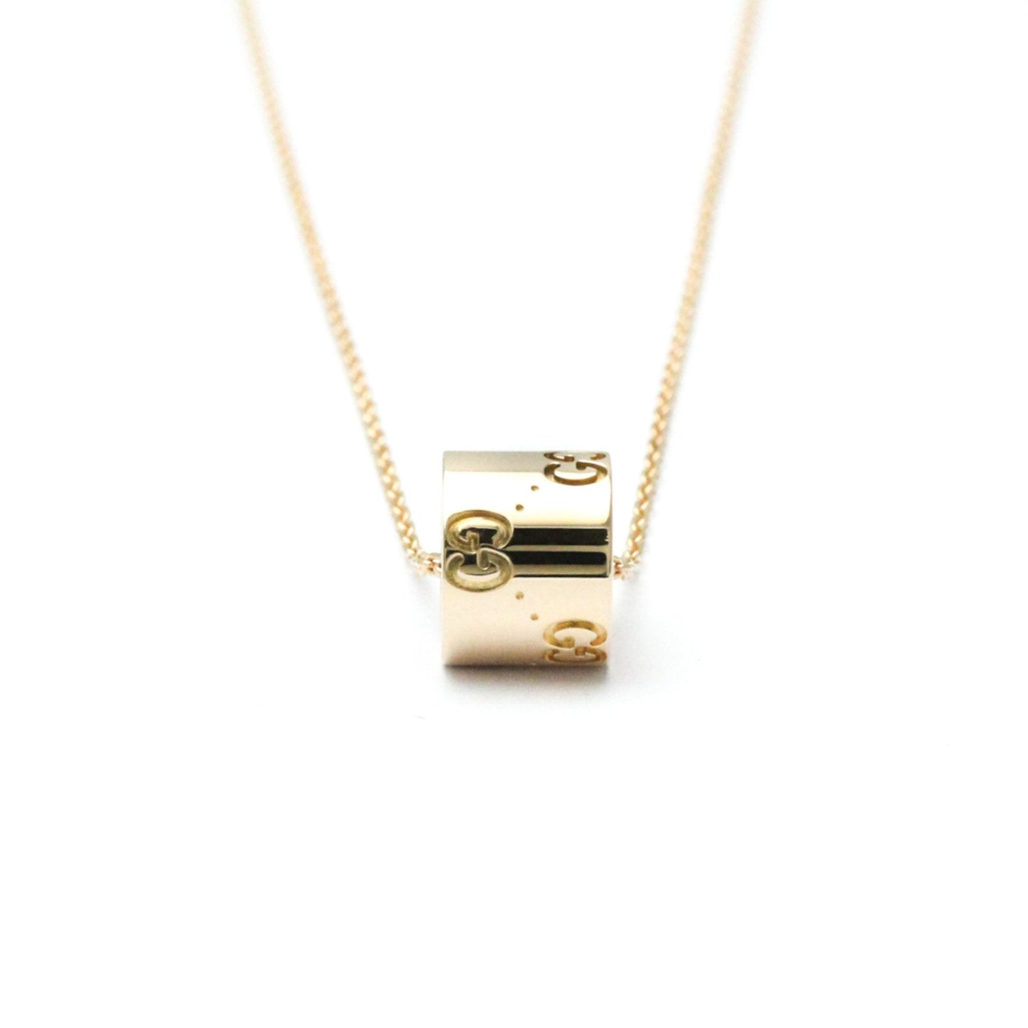 Gucci Icon Gold Rose Gold Necklace Jewelry