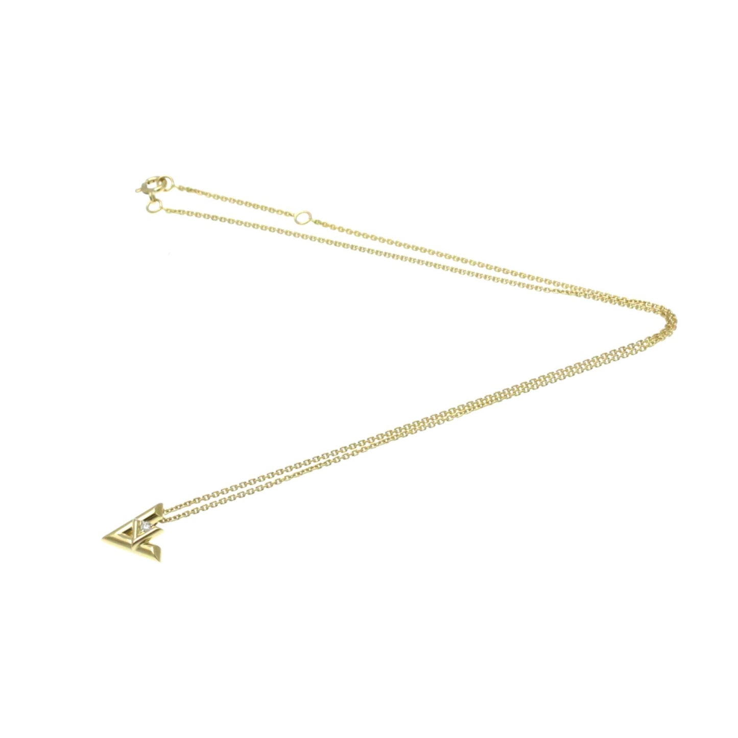 Louis Vuitton Lv Volt One Gold Yellow Gold Necklace Jewelry ()