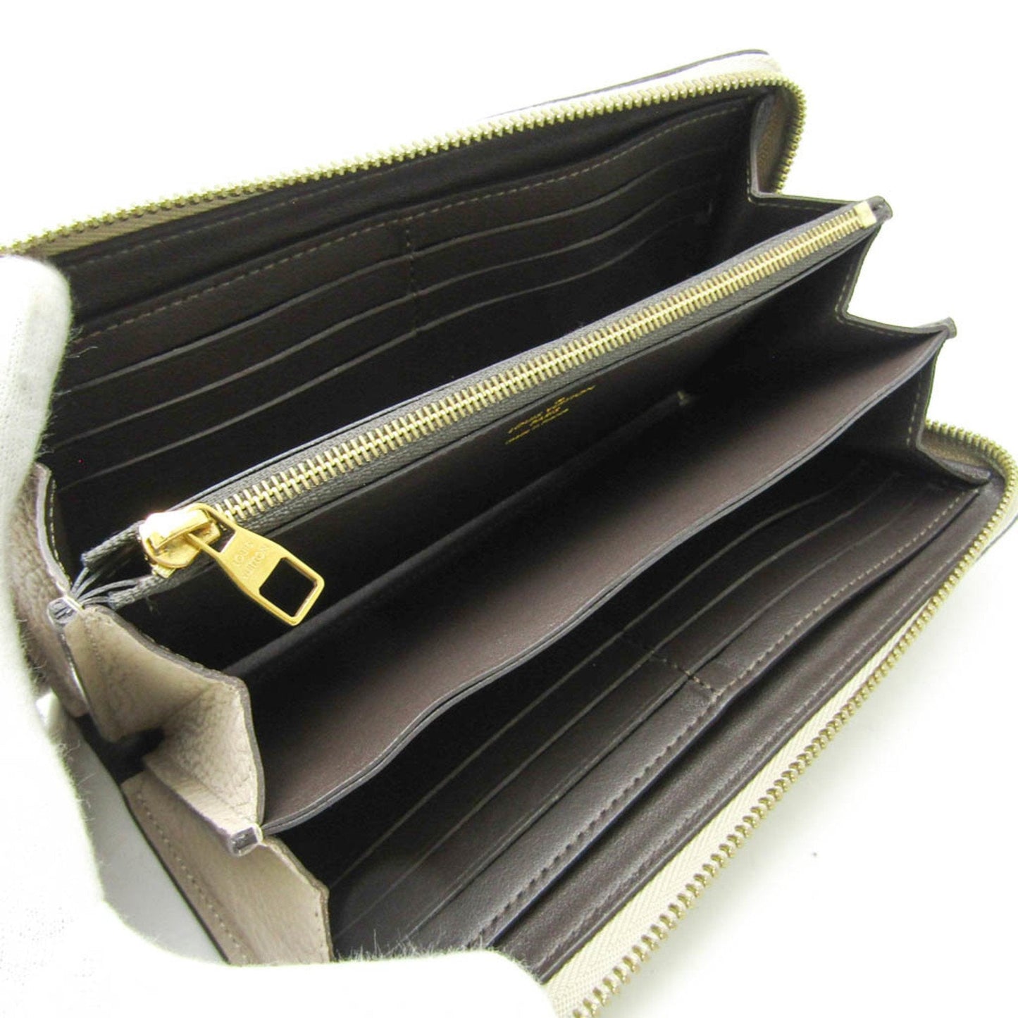 Louis Vuitton Comete Beige Leather Wallet