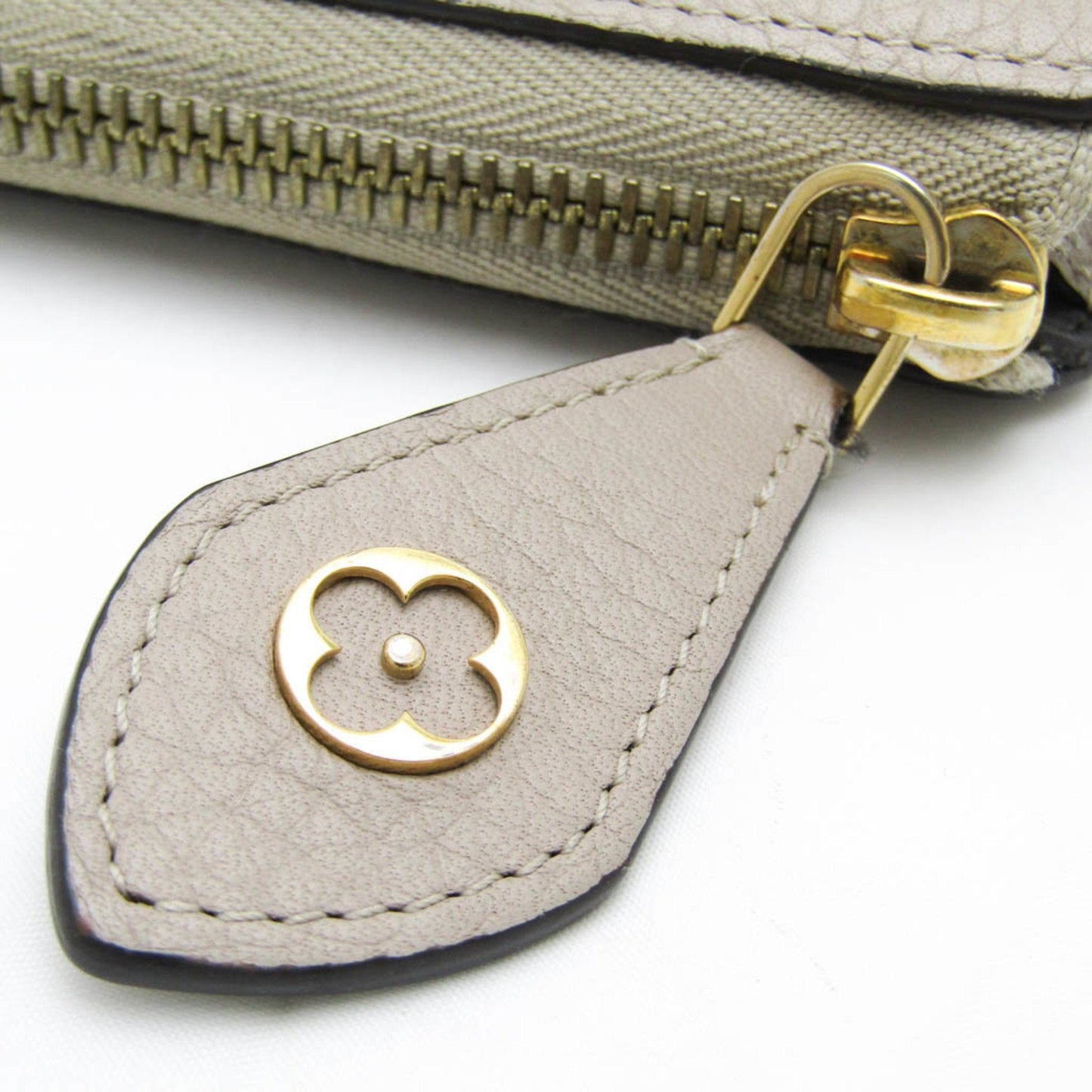Louis Vuitton Comete Beige Leather Wallet
