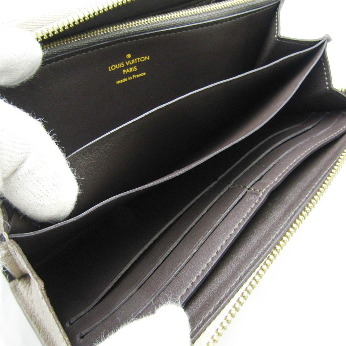Louis Vuitton Comete Beige Leather Wallet